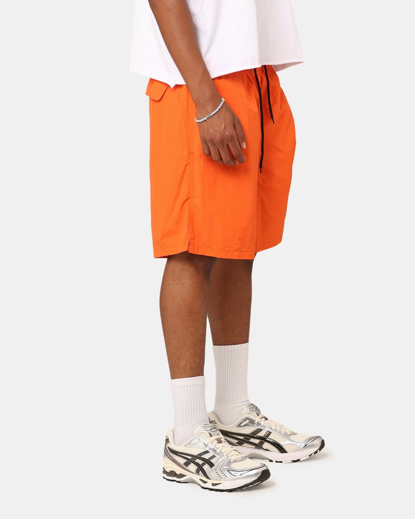 St??ssy 8 Ball Corp Nylon Shorts Coral Effortless Wear