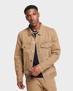 XXIII Gabriel Washed Denim Jacket Washed Brown Mousse