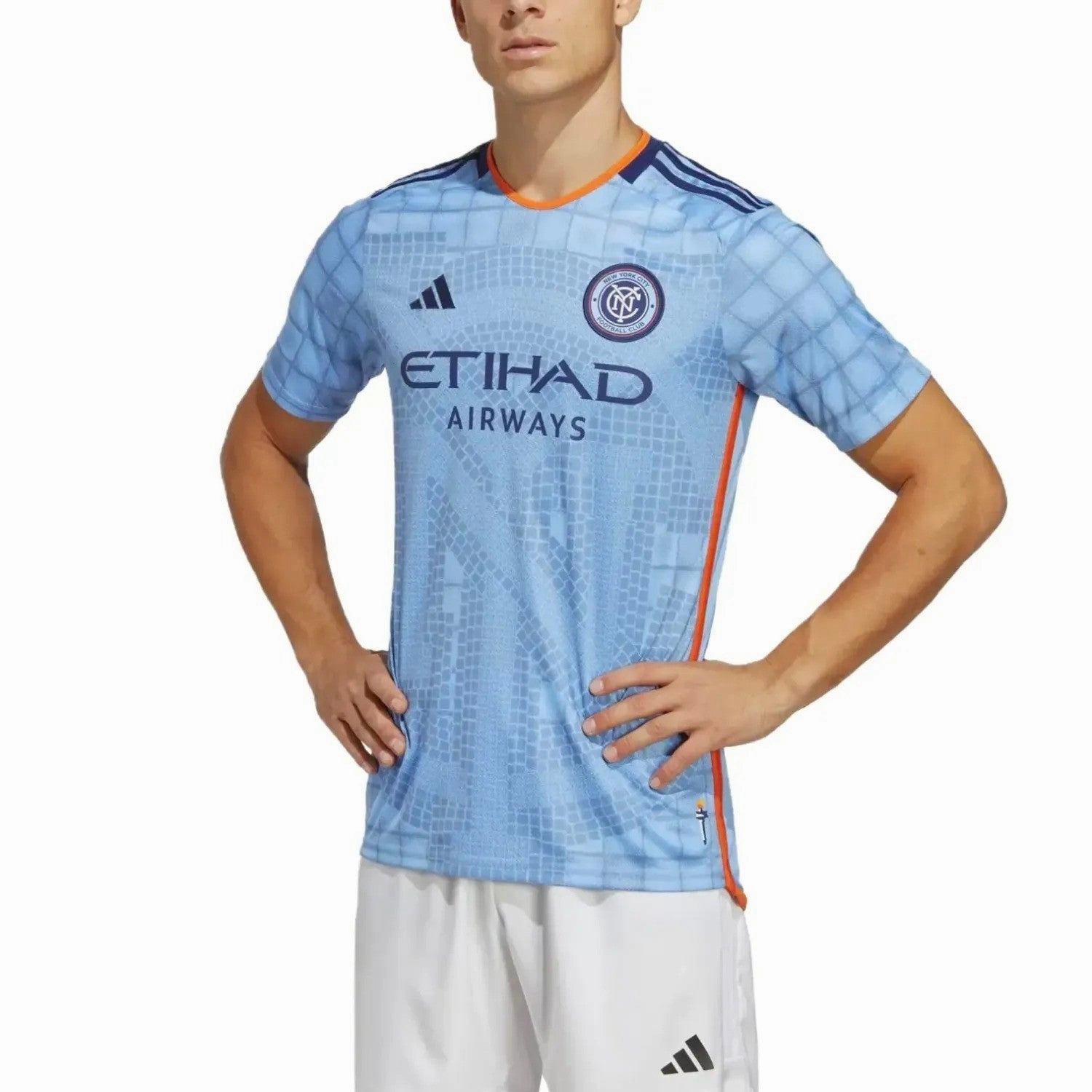 New York City FC Home soccer jersey 2024/25 - Adidas Non Restrictive Fit