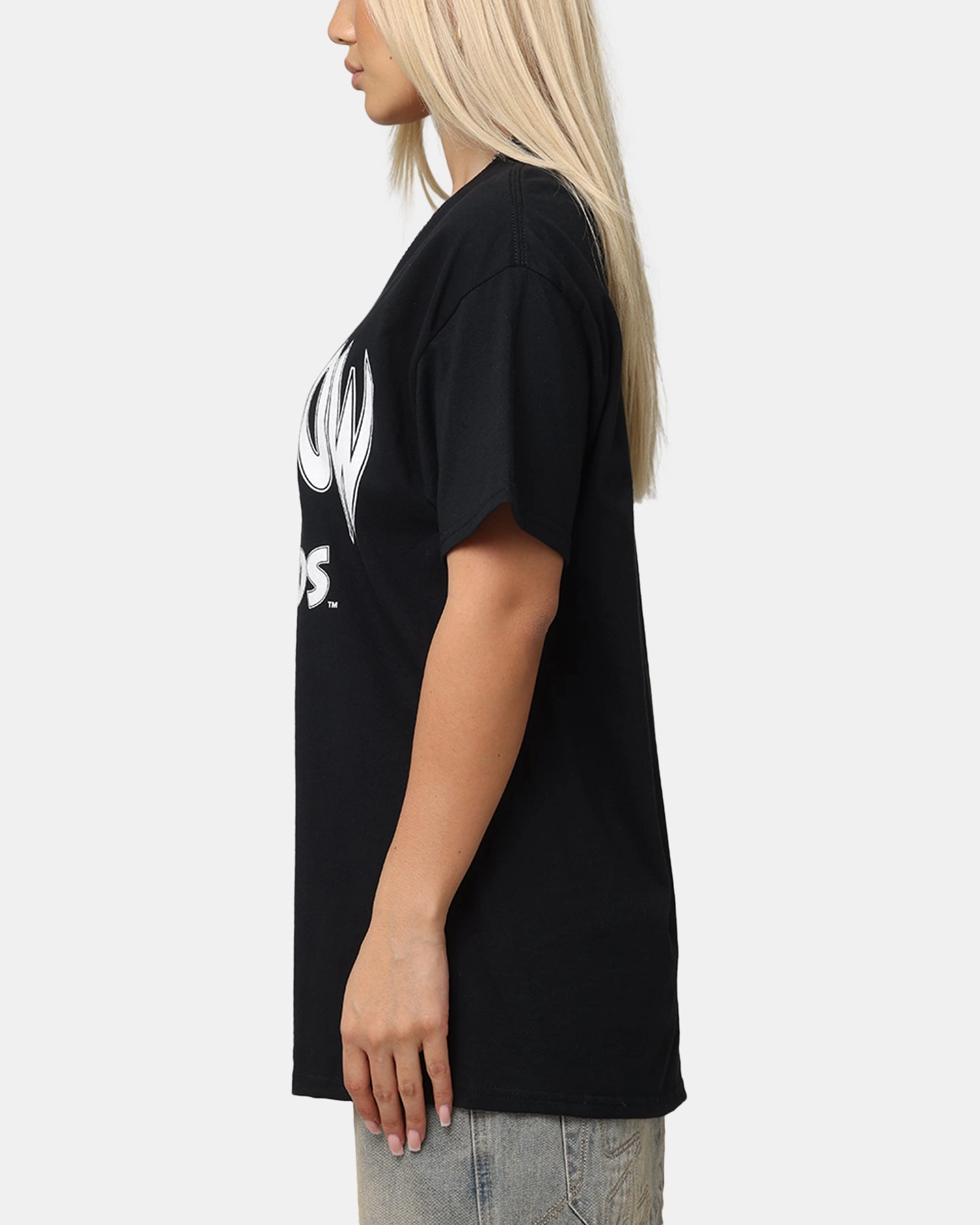 Deathrow Records Basic Logo T-Shirt Black Fashion-Forward