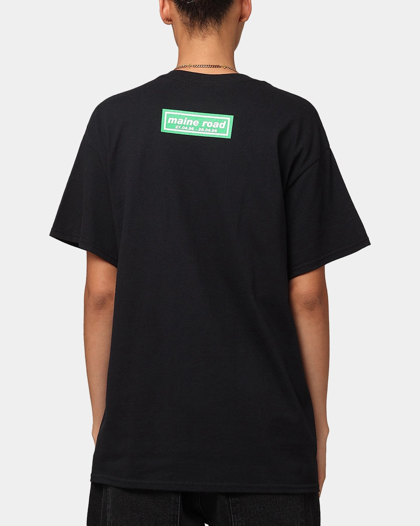 NonIrritating Fabric Oasis Maine Road T-Shirt Black