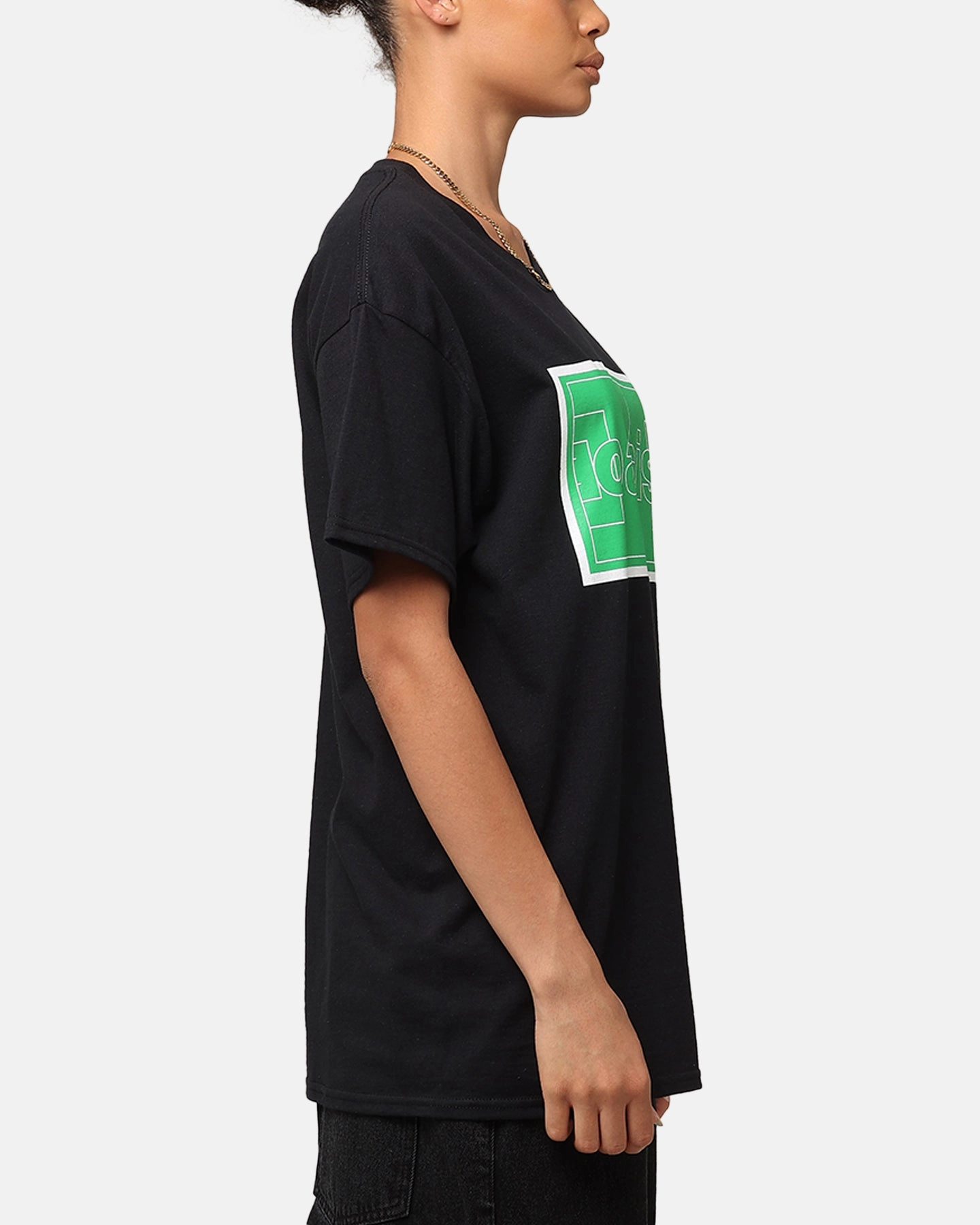 Layered Look Wear Casual Style Wear Oasis Maine Road T-Shirt Black