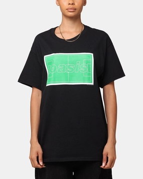 SoftenedNeckline Luxury exclusivity Oasis Maine Road T-Shirt Black
