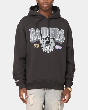 Mitchell & Ness Las Vegas Raiders Arch Hoodie Faded Black Hiking wear Caribou like