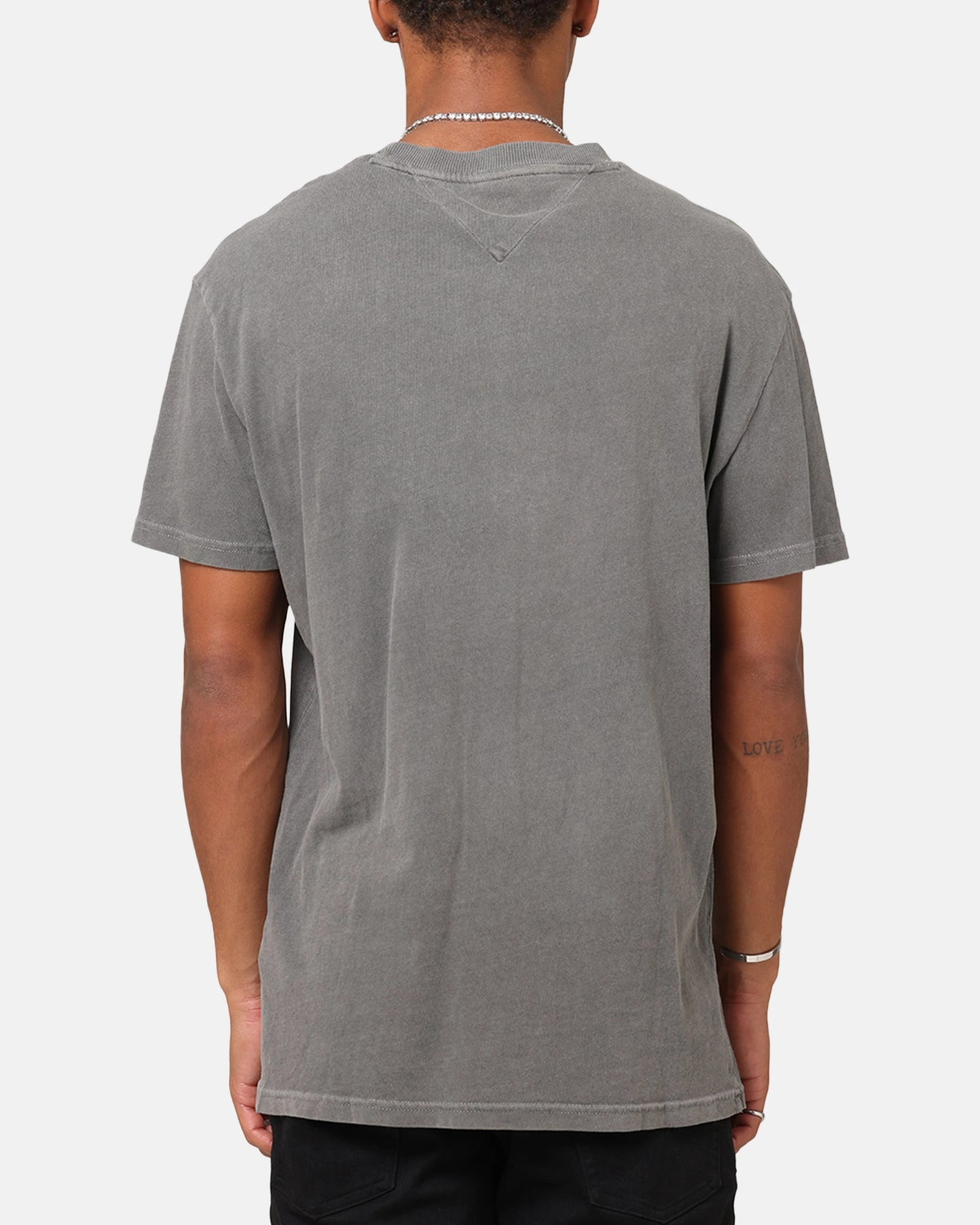 Trendy Comfort Wear Tommy Jeans Regular Vintage Varsity T-Shirt Black