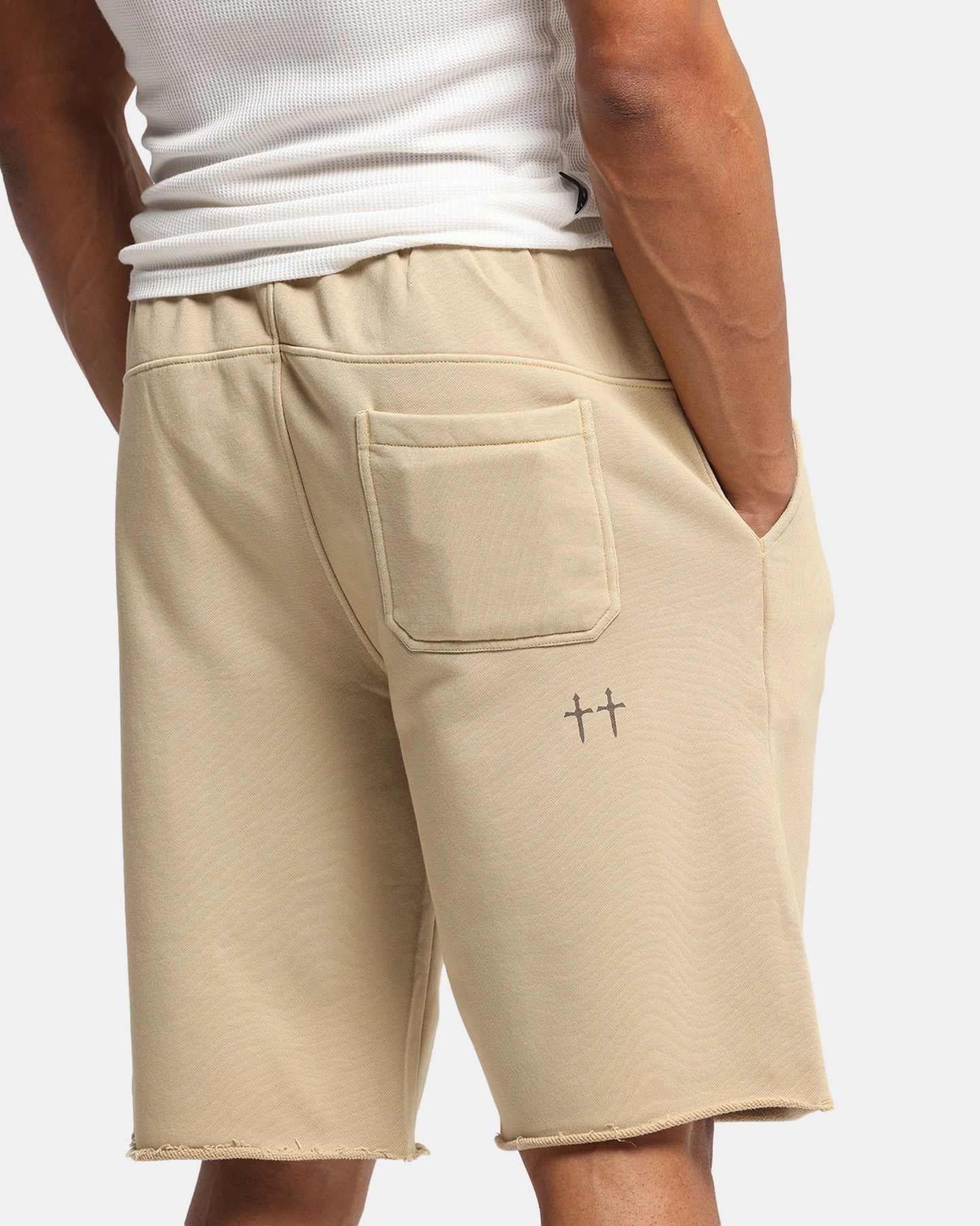 Saint Morta Vill Park Sweat Shorts Pigment Stone Running Gear holiday apparel