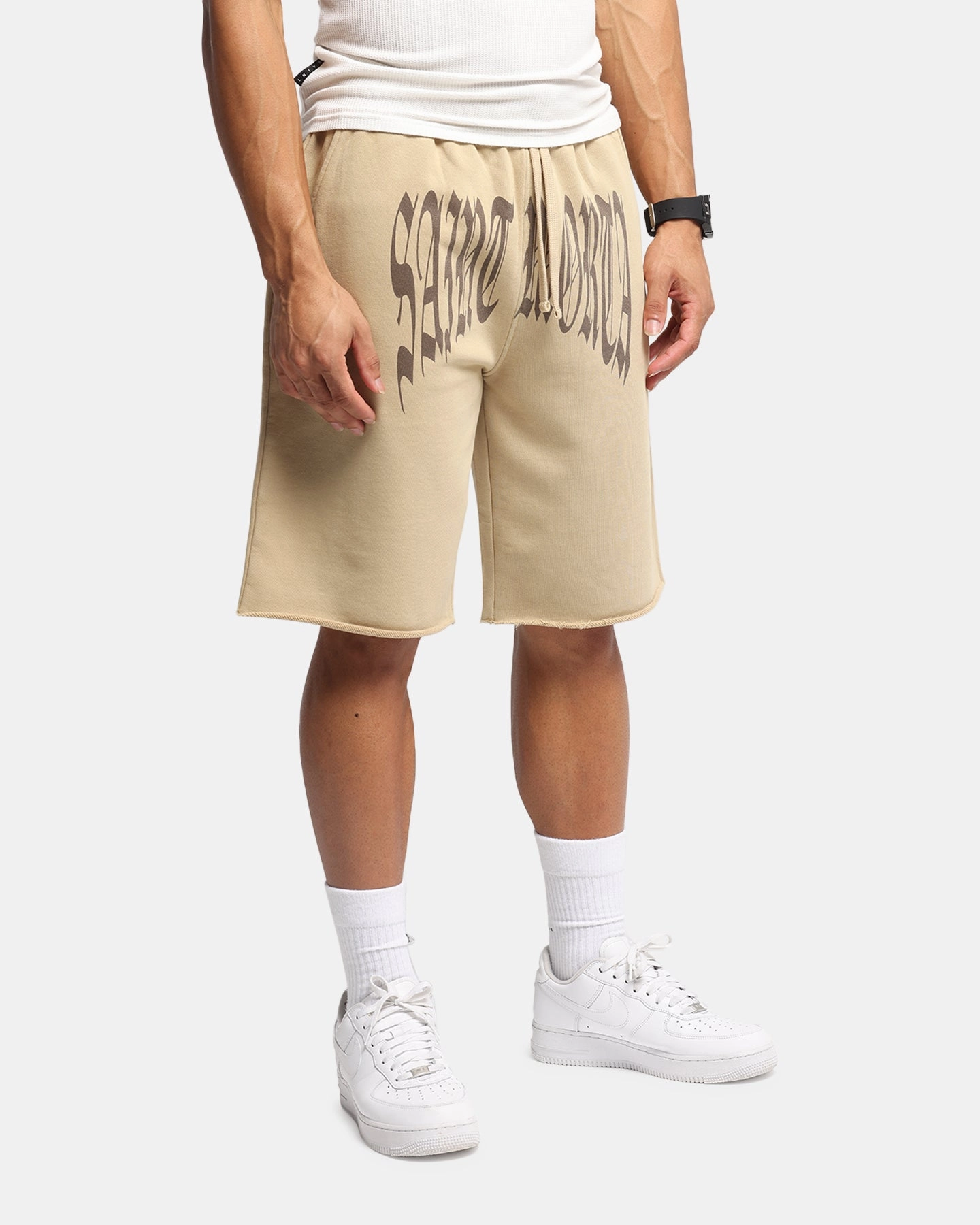 Saint Morta Vill Park Sweat Shorts Pigment Stone Daily Wear