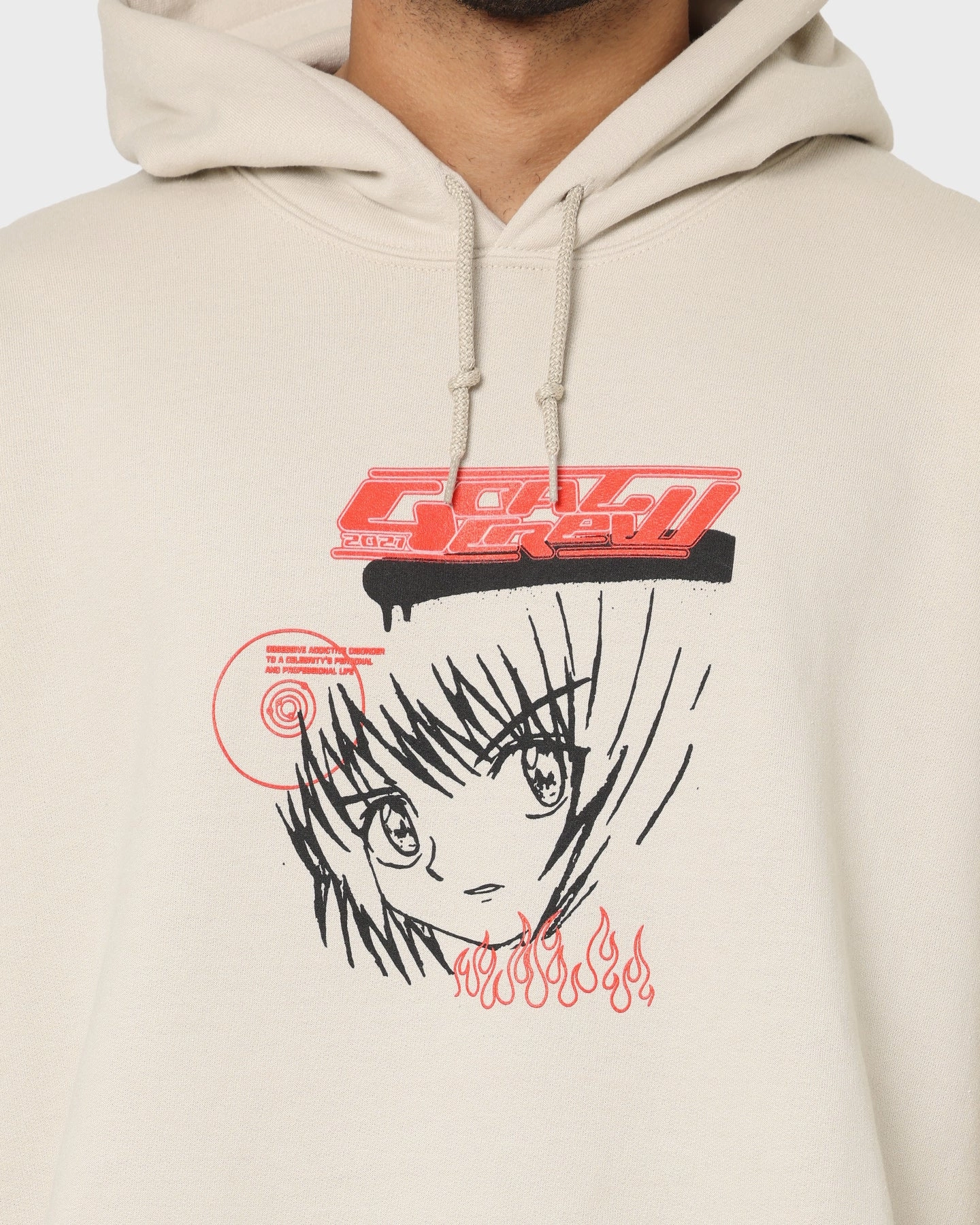 Ergonomic Shoulder Design Goat Crew Sapporo Hoodie Sand