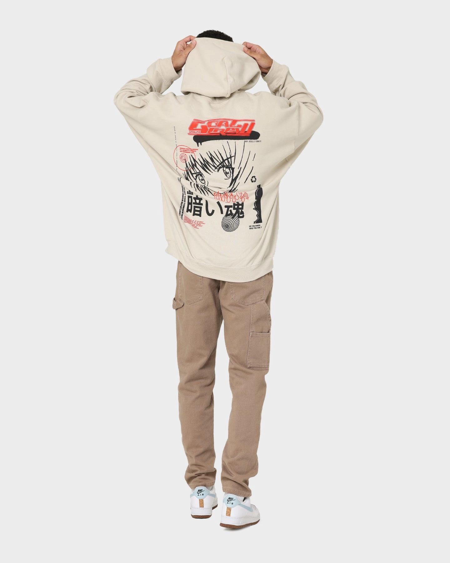 Enjoy Ribbed Knit Cuffs Goat Crew Sapporo Hoodie Sand