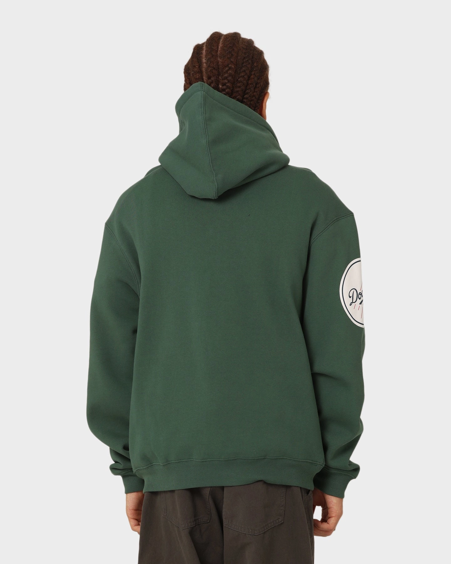 Majestic Athletic Los Angeles Dodgers World Series Champ Graphic Hoodie Dark Cedar Custom - made Anti Slip Shoulder Pads