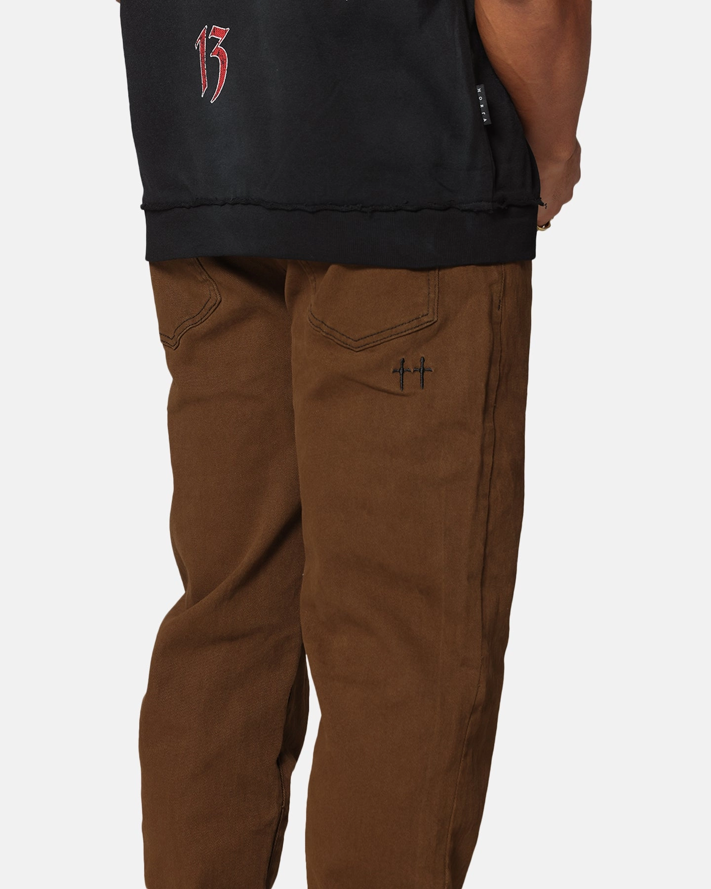 Shrink Resistant Denim Nature Lover Shopping Day Everyday Saint Morta Psykhe Jeans Vintage Brown