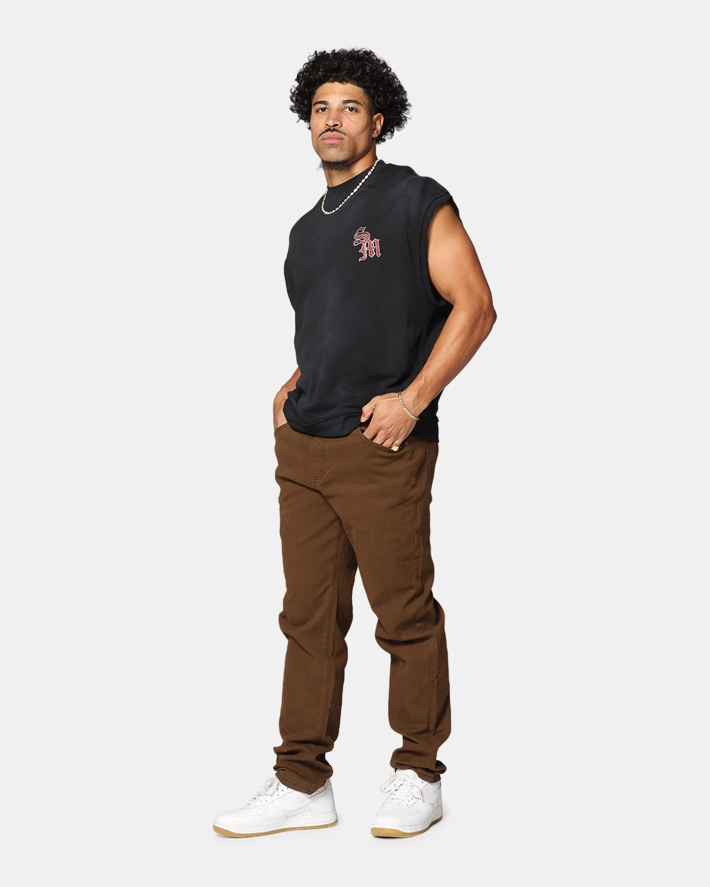 Calm Aesthetic Saint Morta Psykhe Jeans Vintage Brown