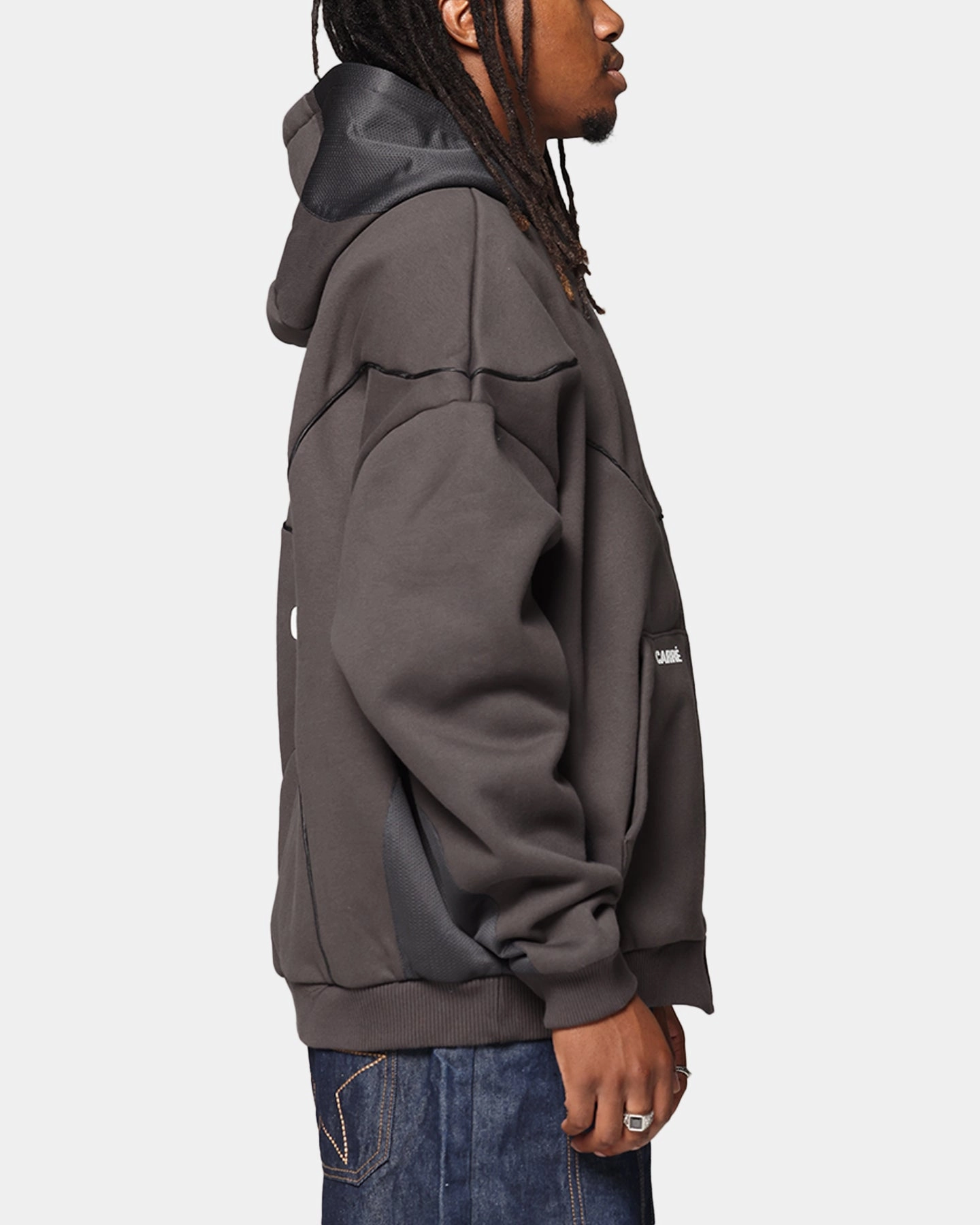 Fashion Street Carre Pipeline Hoodie Grey