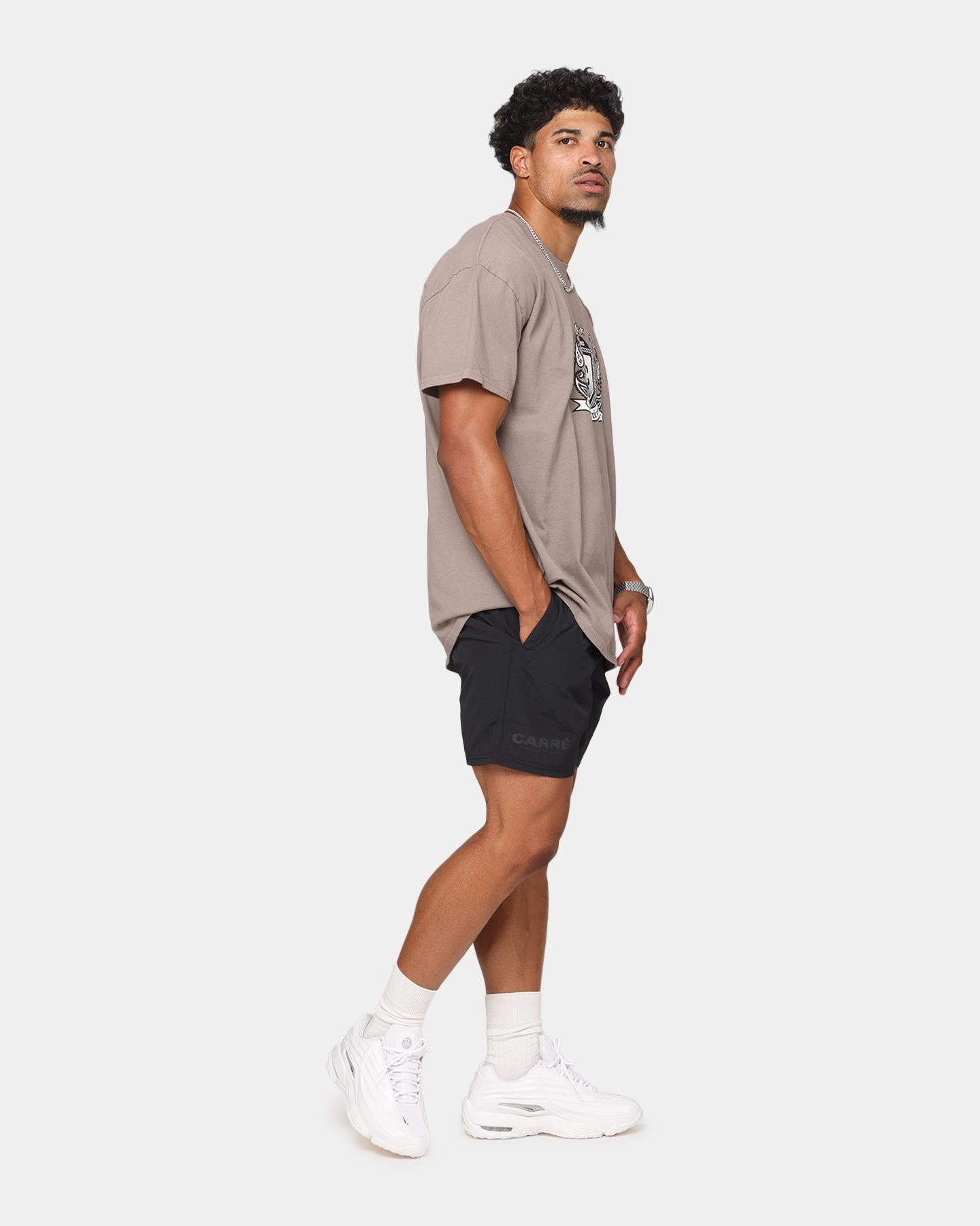 HypoallergenicLining Carre Motion Beach Shorts Black