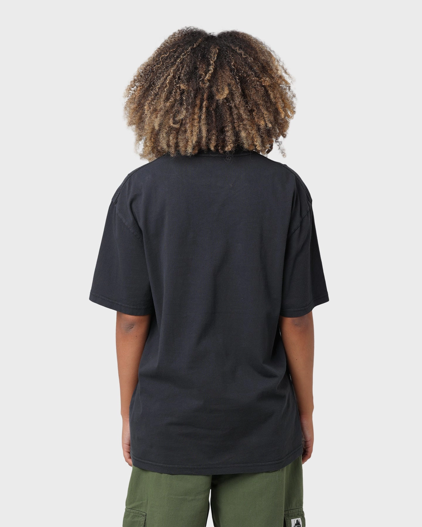 Mitchell & Ness Chicago Bulls Champion Tour T-Shirt Black Stretch Fabric Technology Reinforced Hemline