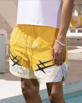 Chic Comfort SoftInnerLining Loiter Starwalker Walk Shorts Yellow