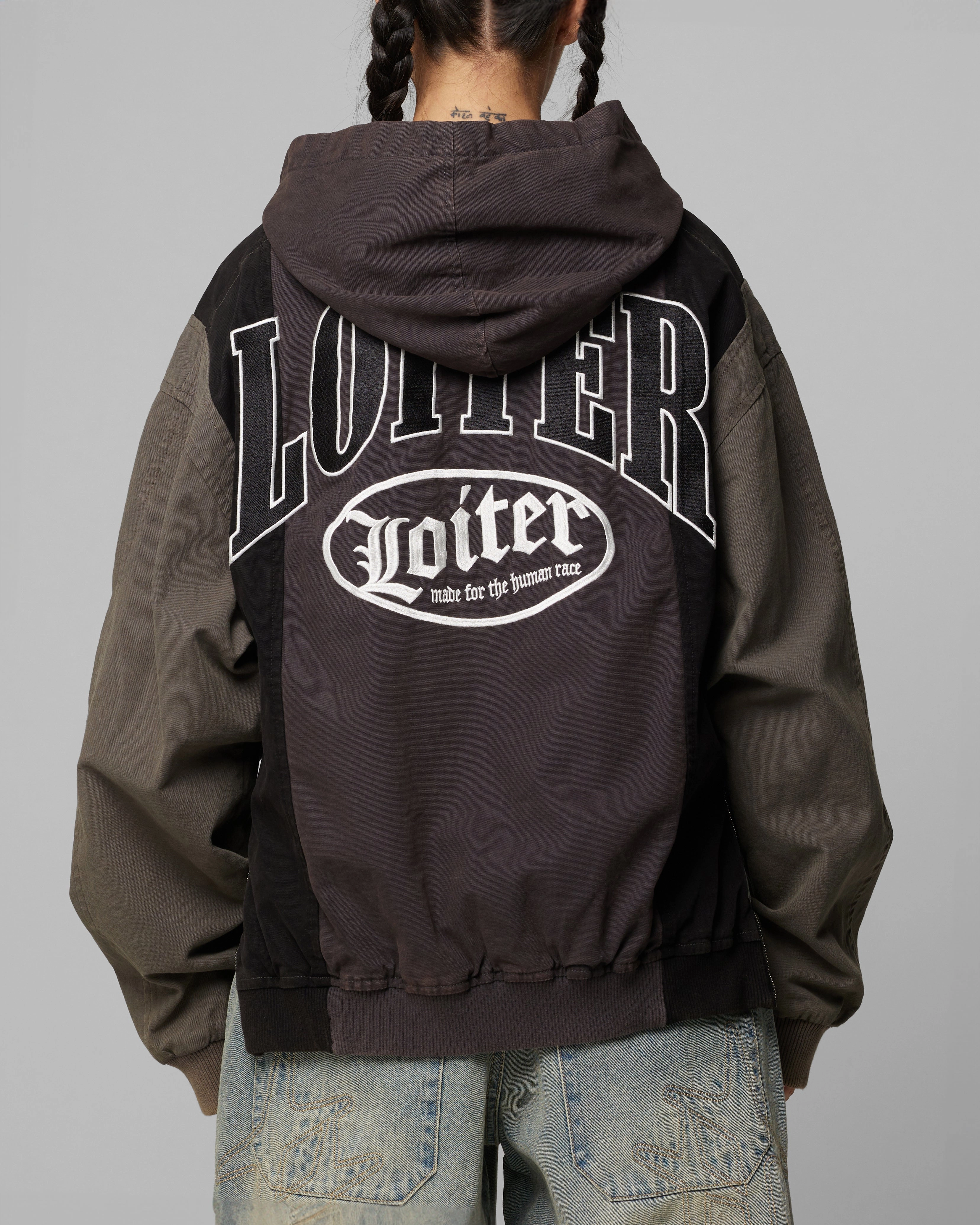 dark colors Loiter Splinter Hoodie Black/Charcoal