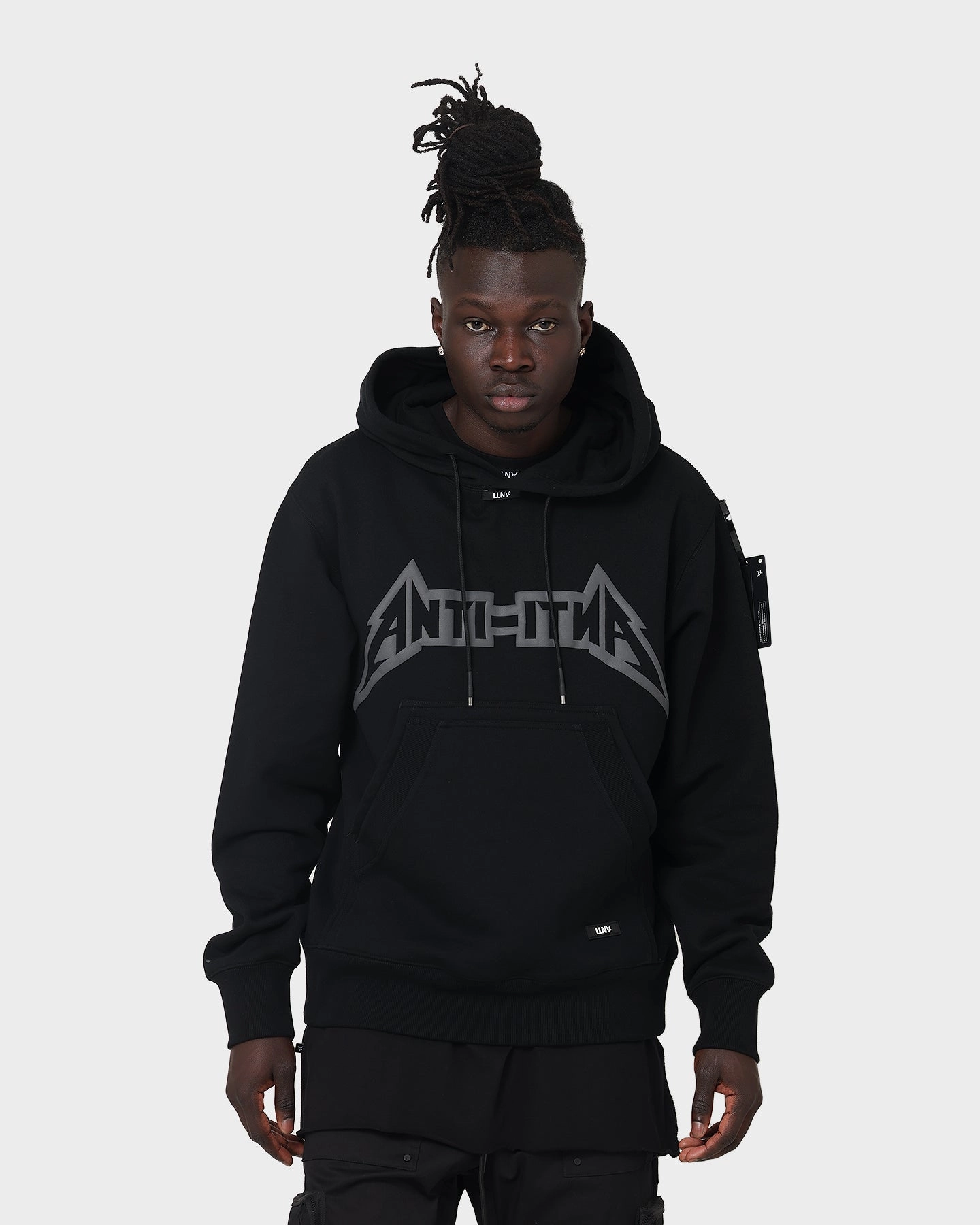 nurses Reinforced Elbow Patches The Anti Order Heavy Metal Premium Hoodie Black/Grey