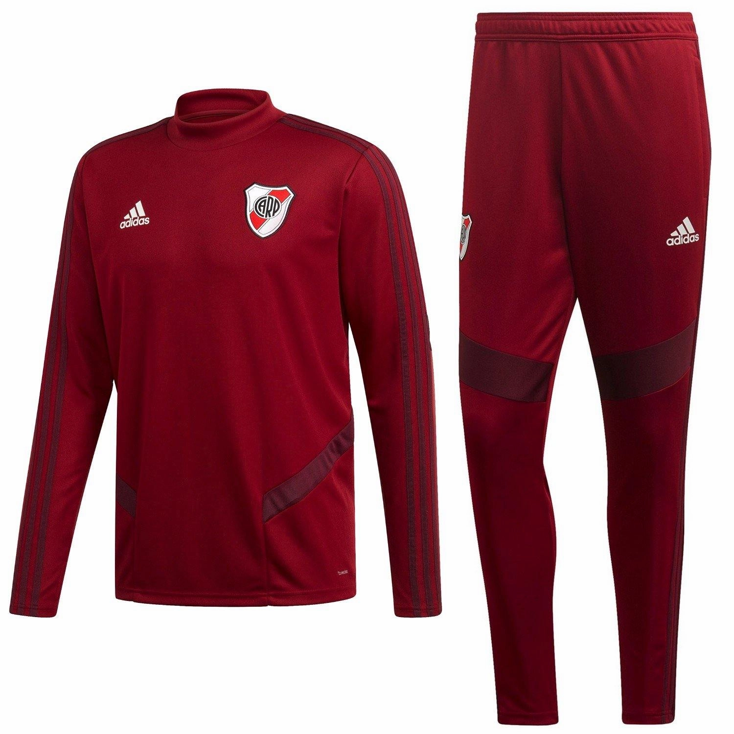 Tear Resistant Weave Odor Control Treatment River Plate training technical Soccer tracksuit 2019/20 - Adidas