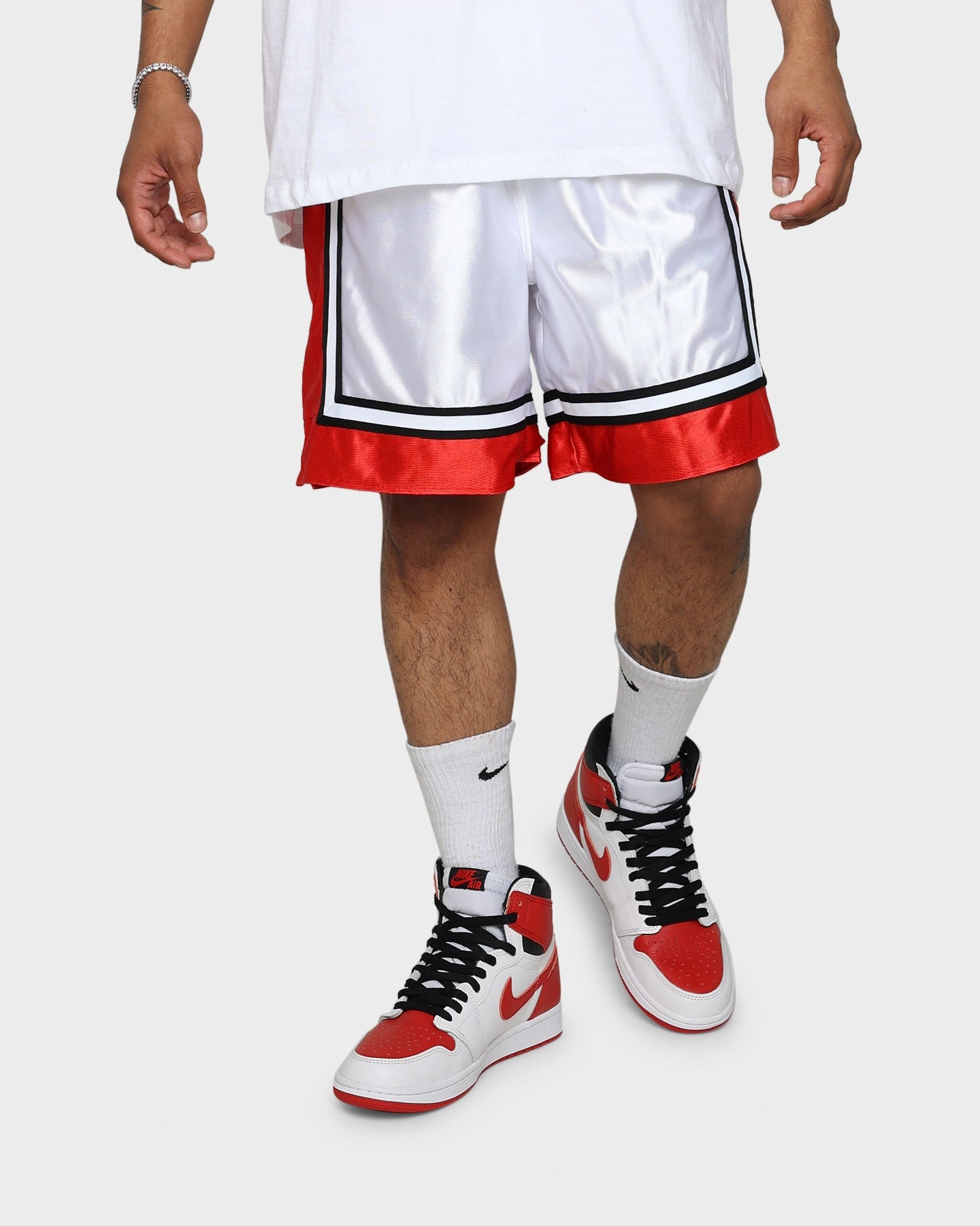 19Nine UNLV Legacy Shorts White Organic Cotton
