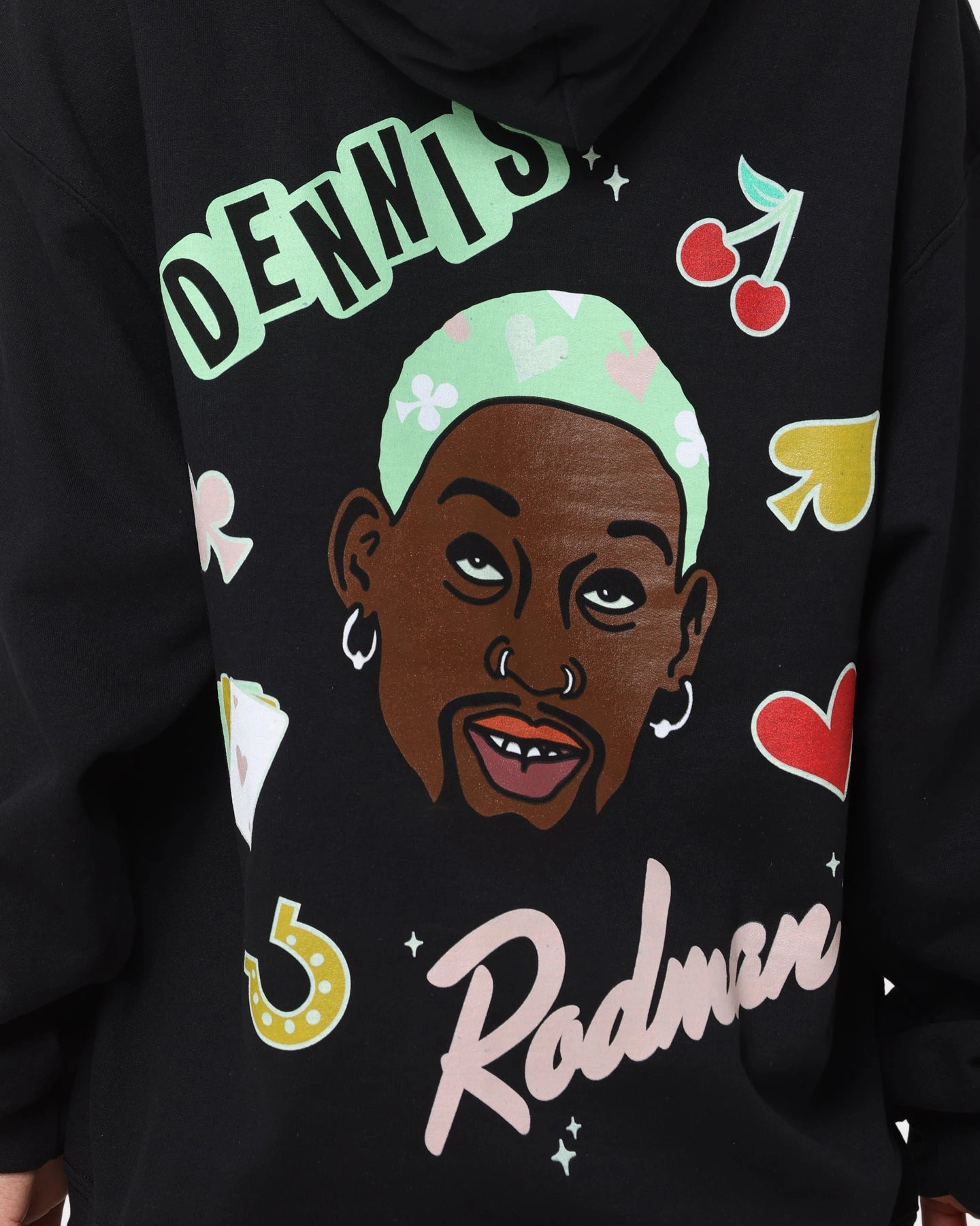 Rodman Brand 48 Hours In Vegas Hoodie Black Overcome Eco - friendly