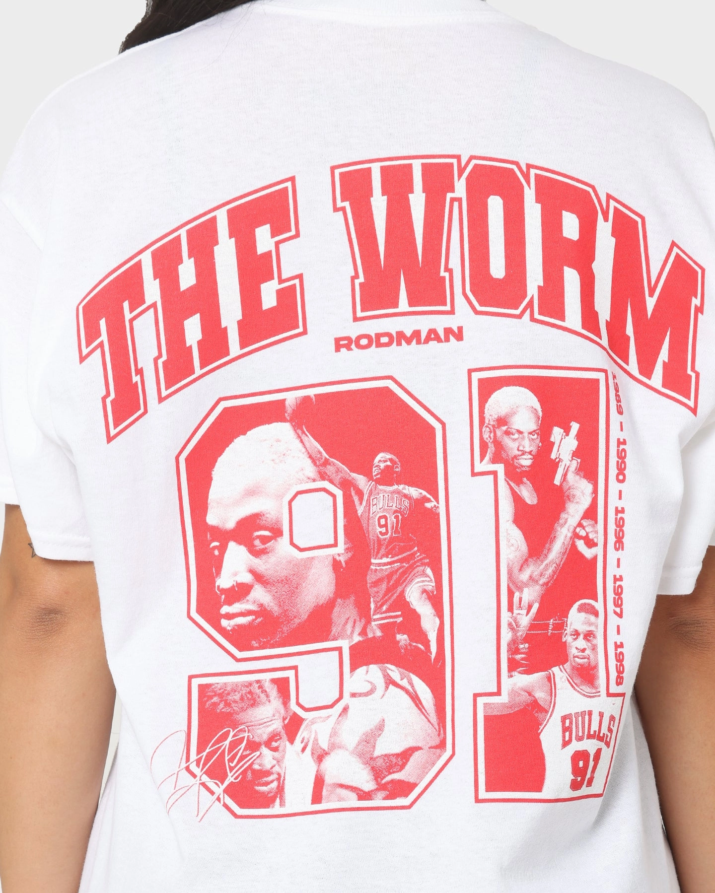 Bohemian freedom NoSideSeams Rodman Brand 91 Core T-Shirt White