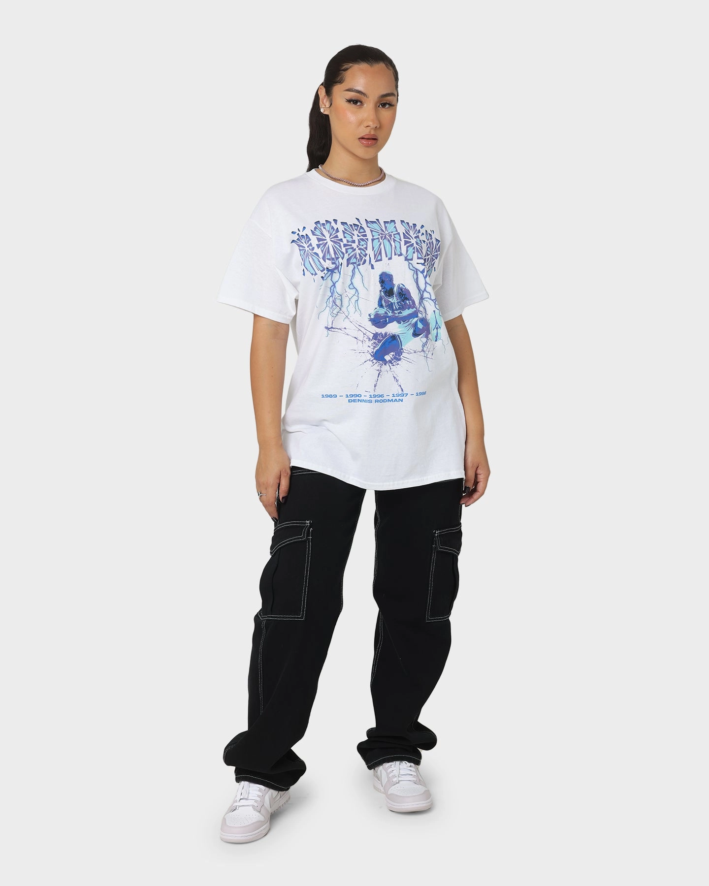 Rodman Brand Broken Glass T-Shirt White Timeless Piece