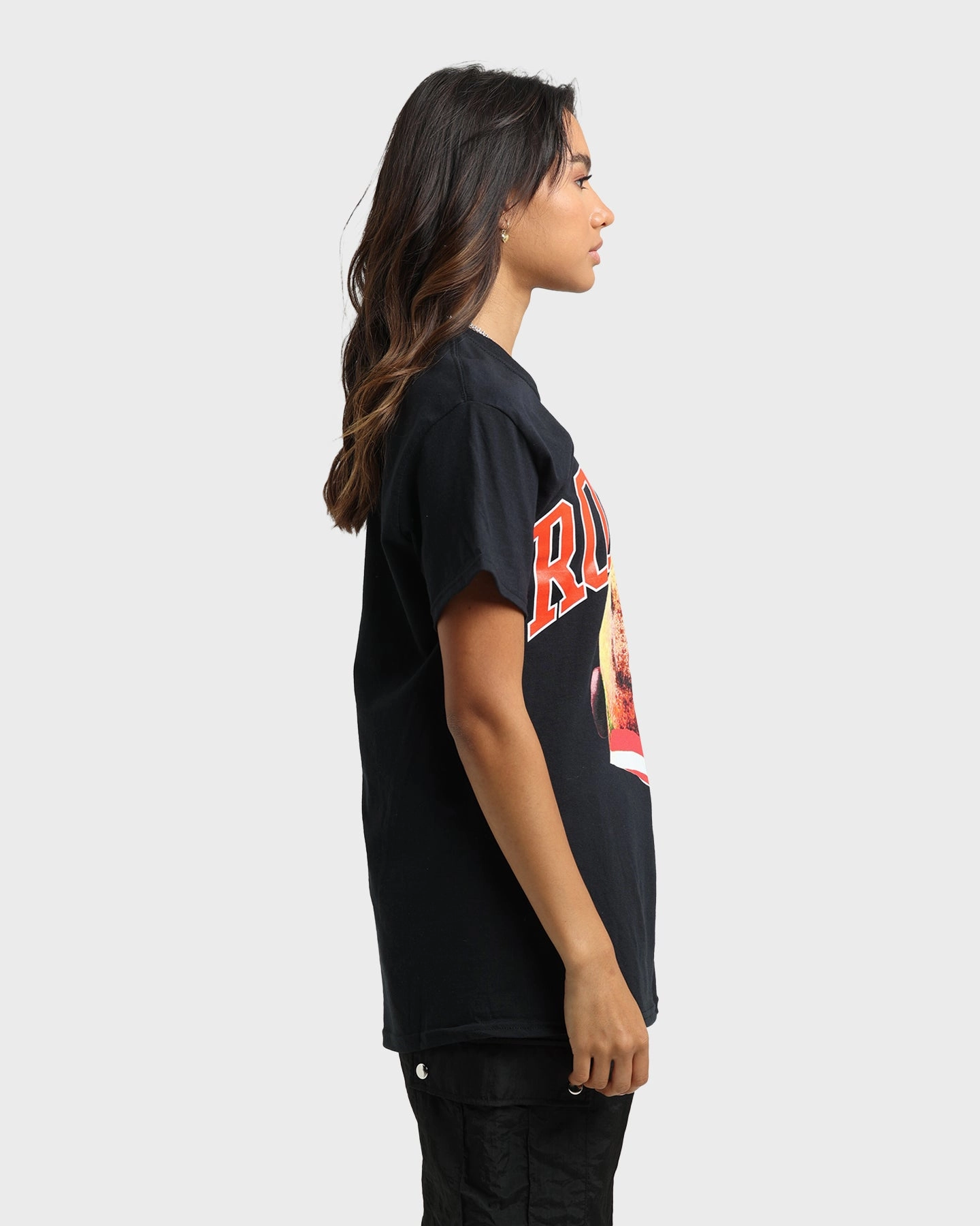 Yoga class Stylish Outfit Rodman Brand Rodman Hair T-Shirt Black