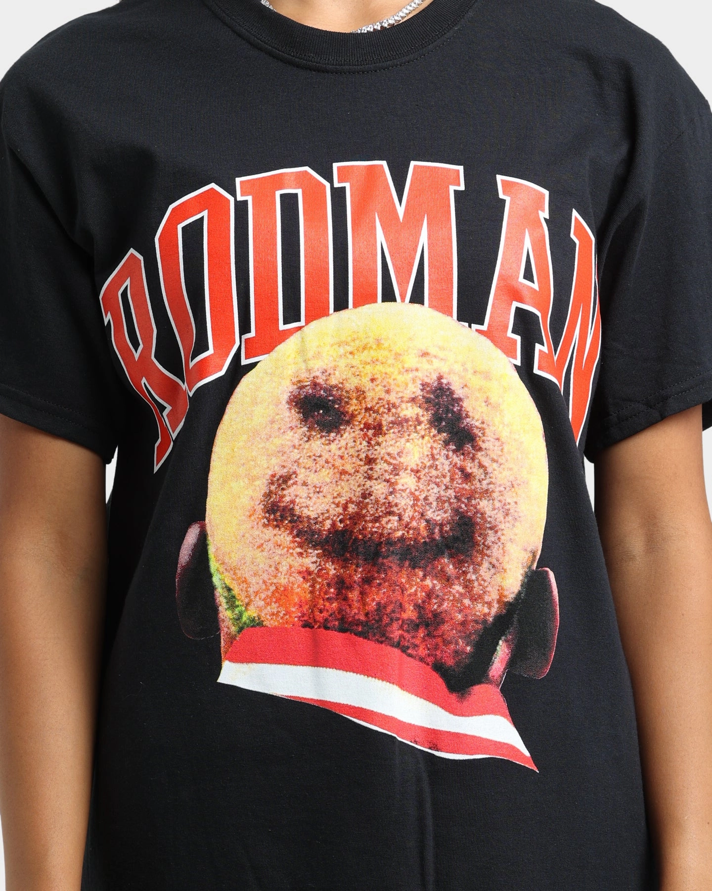 Halloween Rodman Brand Rodman Hair T-Shirt Black