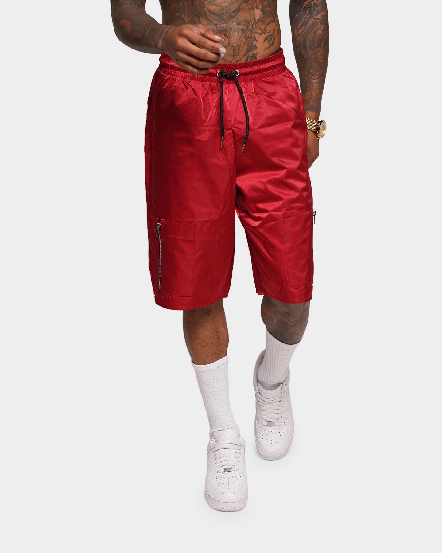 XXIII Hari Shorts Burgundy nylon blend Quick Adjust Toggles