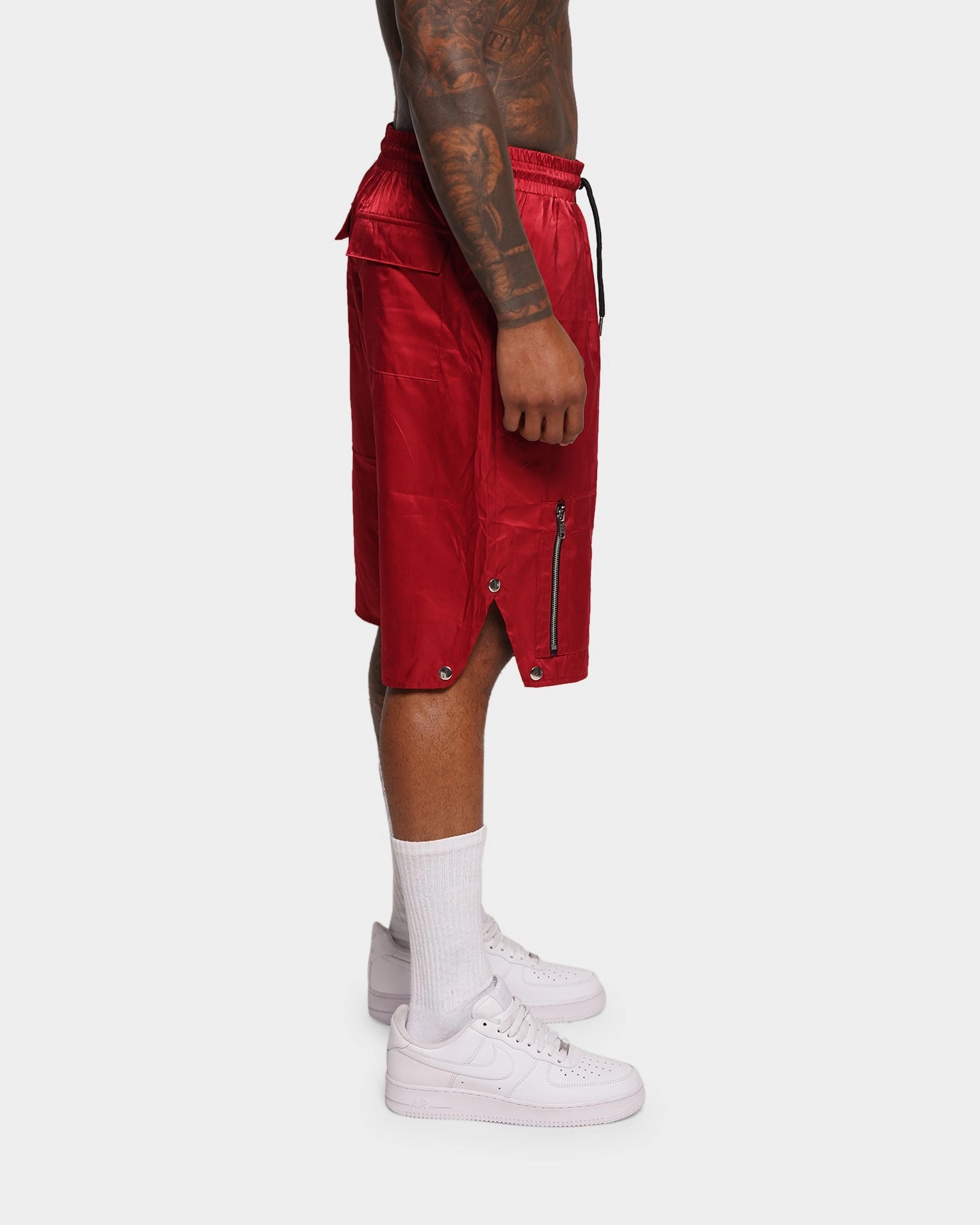 XXIII Hari Shorts Burgundy Stretch Fit yoga clothing