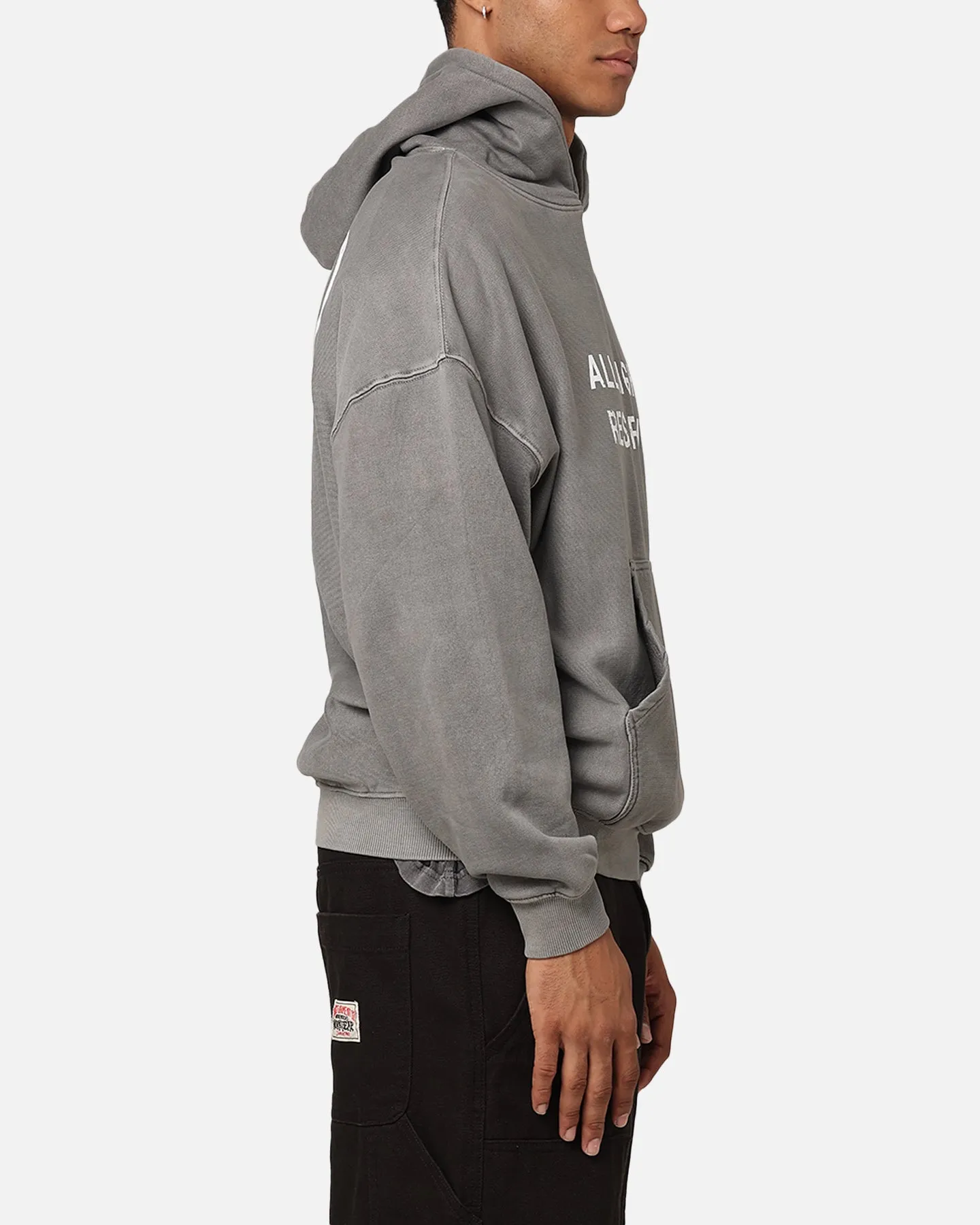 Communicate The Anti Order Rights Reserved Hoodie Washed Charcoal