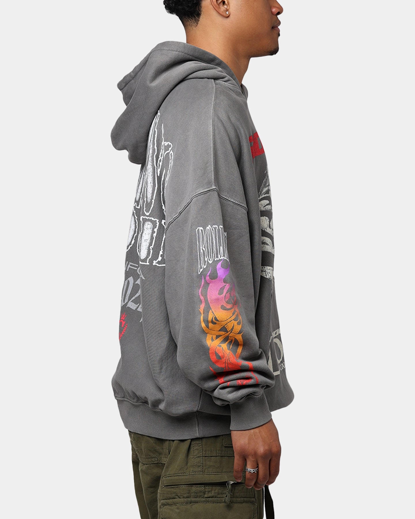 Rolling Loud Culture Hoodie Washed Charcoal Degree