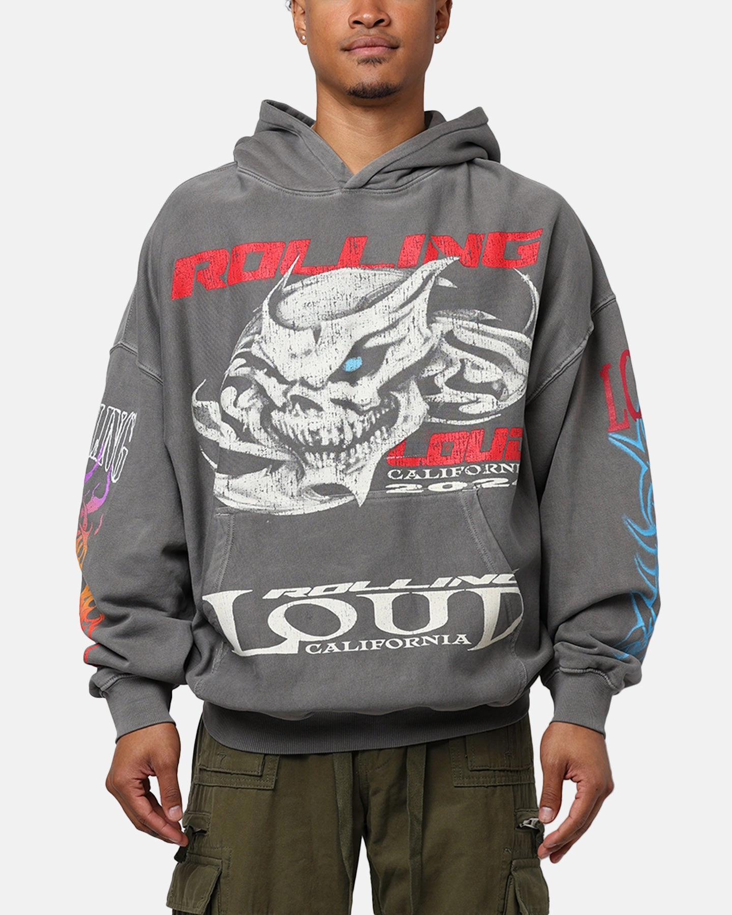hot - weather option Rolling Loud Culture Hoodie Washed Charcoal