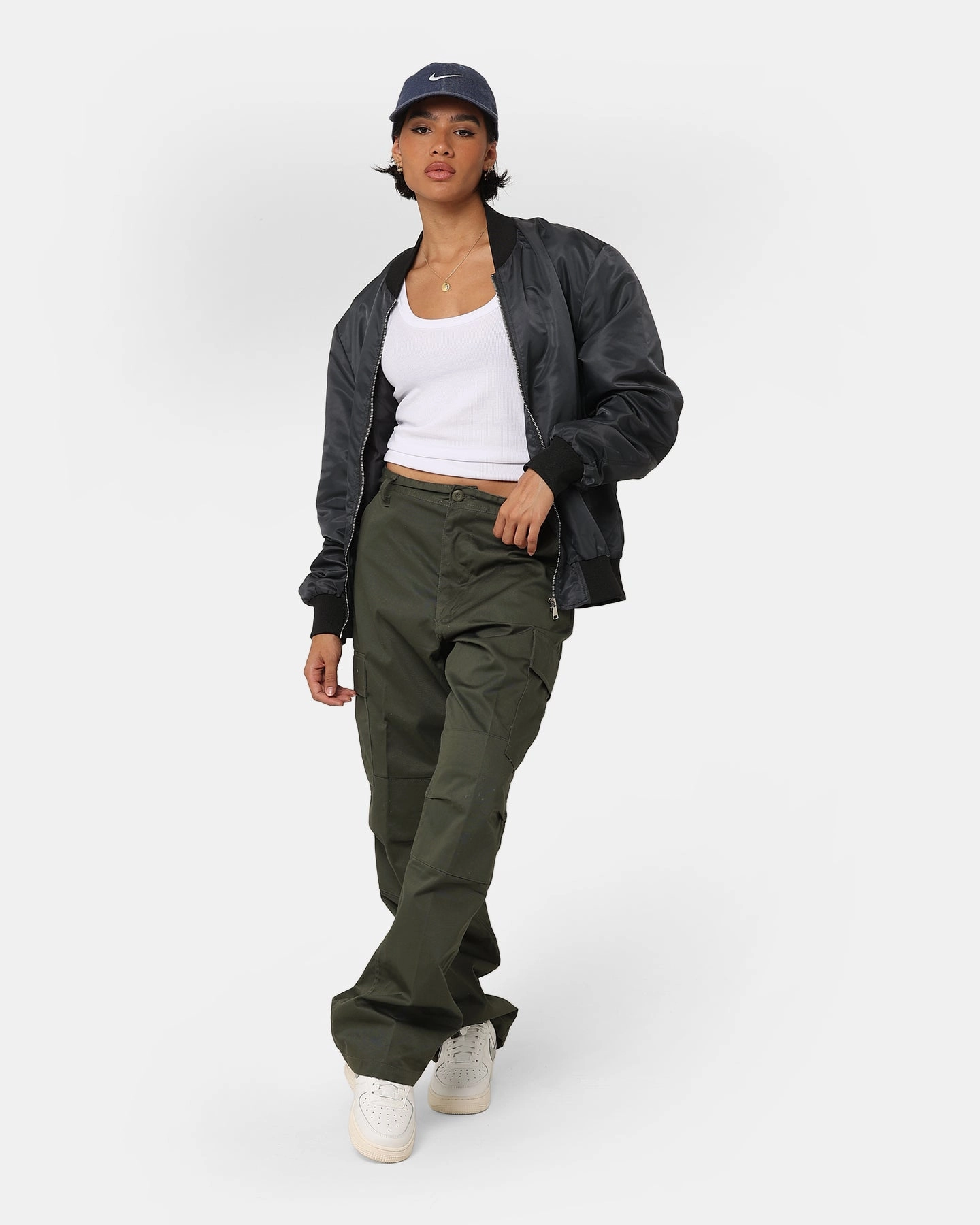Functional Look Rothco Women's Relaxed Fit Cargo Pants Olive