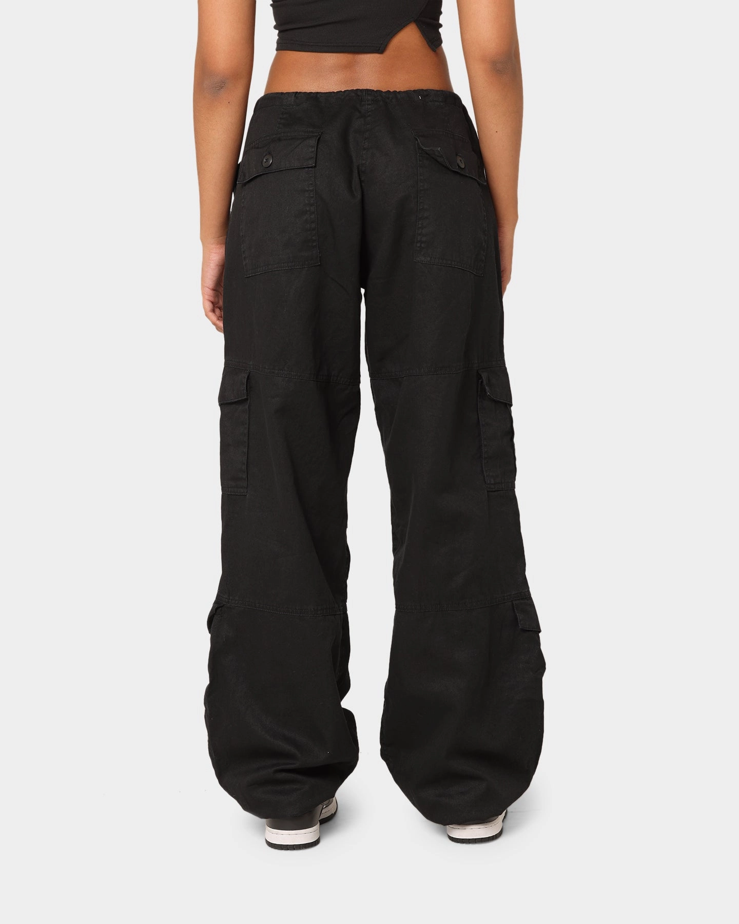 Rothco Women's Vintage Paratrooper Fatigue Cargo Pants Black Formal Look UVProtectiveLayer