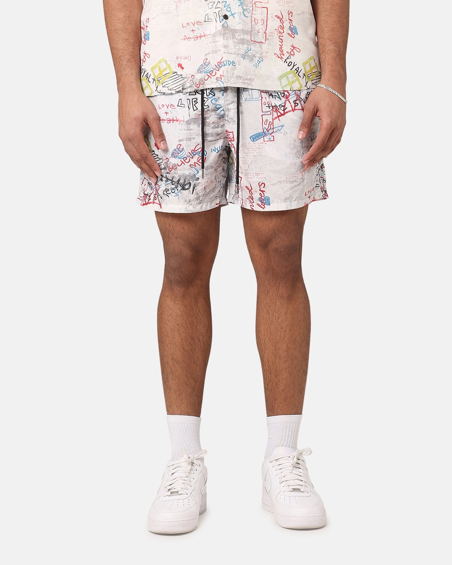 Classic Shorts Ksubi Skrawler Board Shorts White