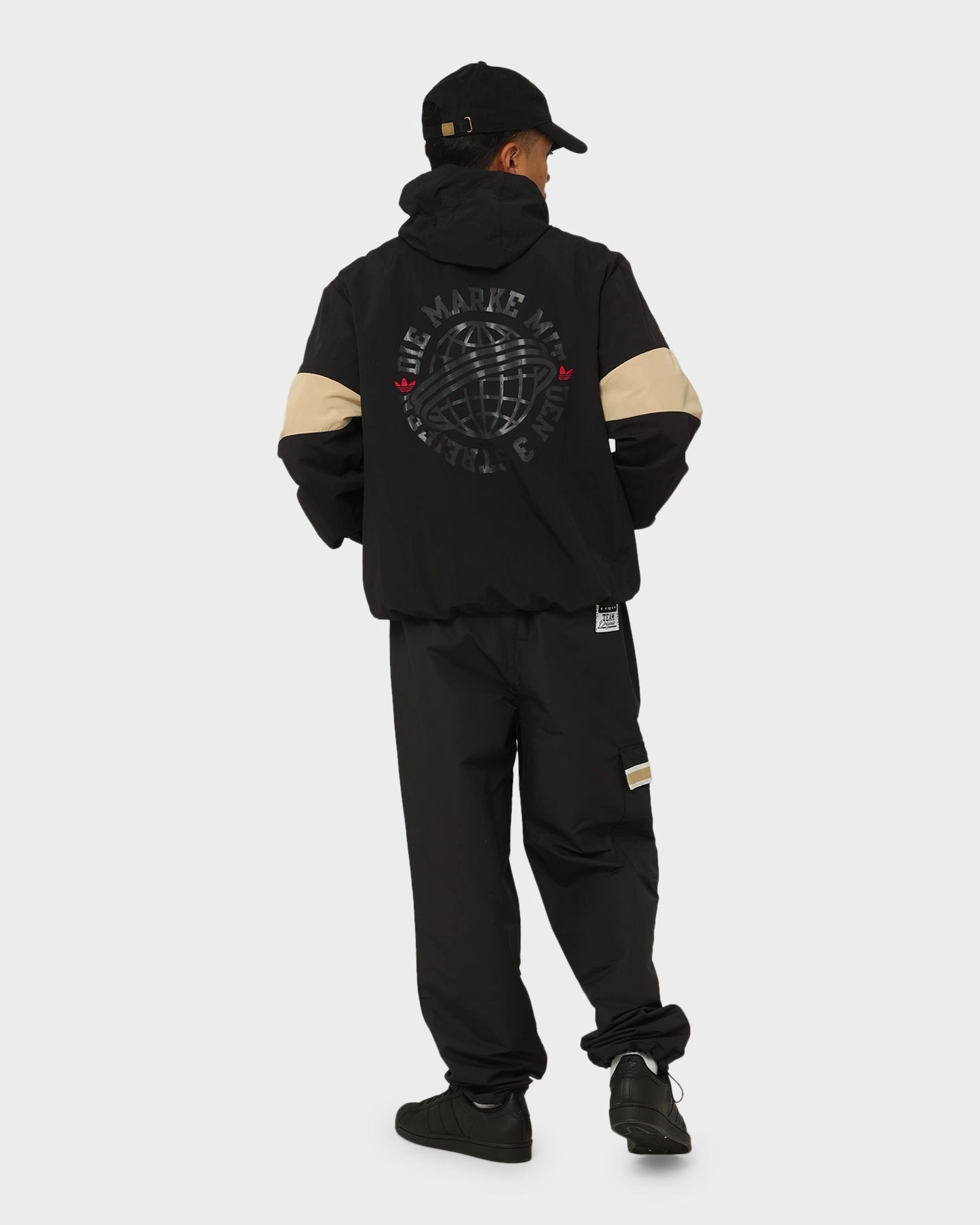 Adidas MC Windbreaker Black Adjustable Hem System