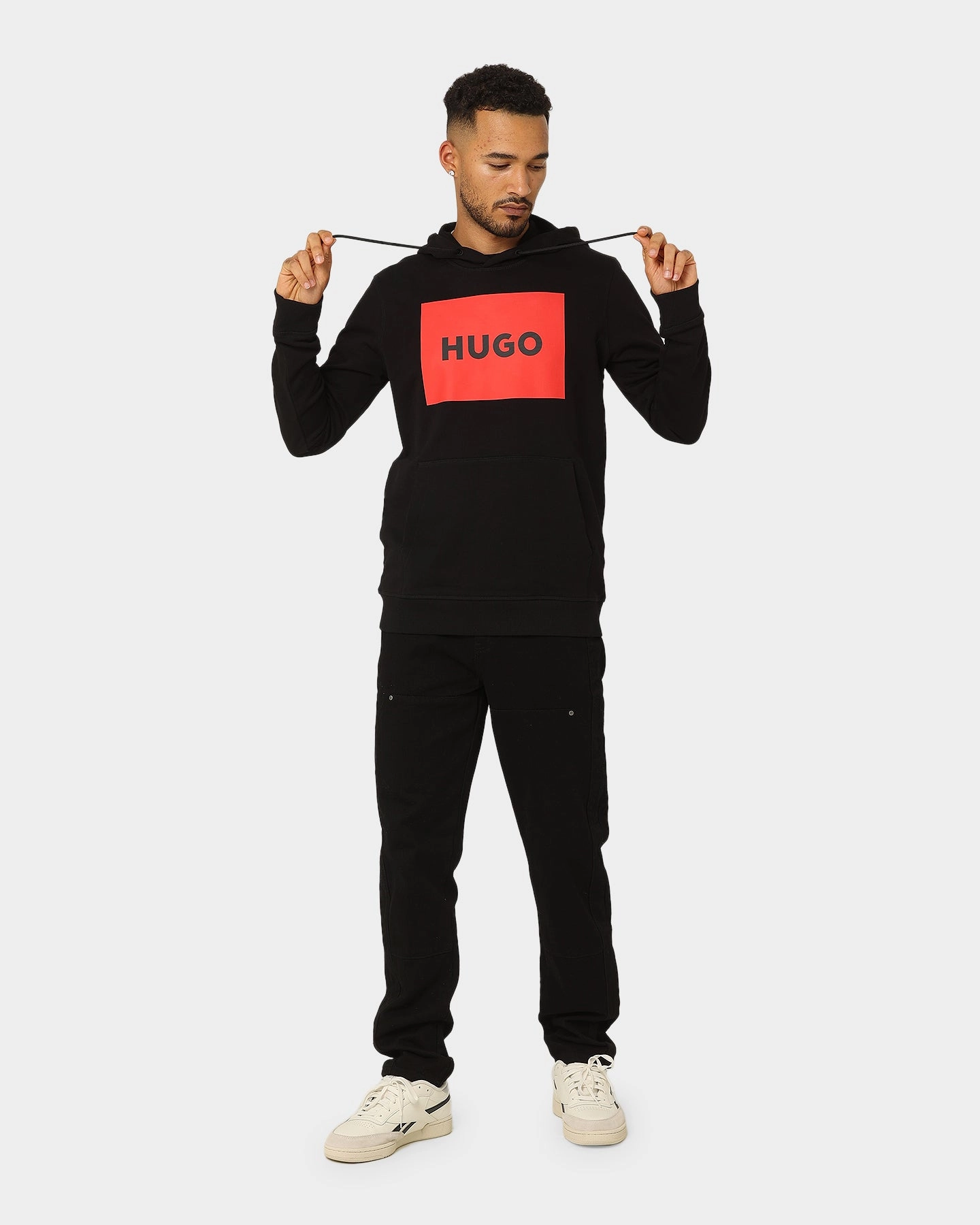 Hugo Boss DURATSCHI223 Hoodie Black Lightweight Layer exploration