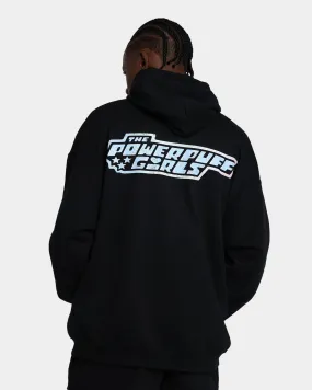 Multi Pocket System American Thrift X Powerpuff Girls Powerpuff Grid Logo Hoodie Black