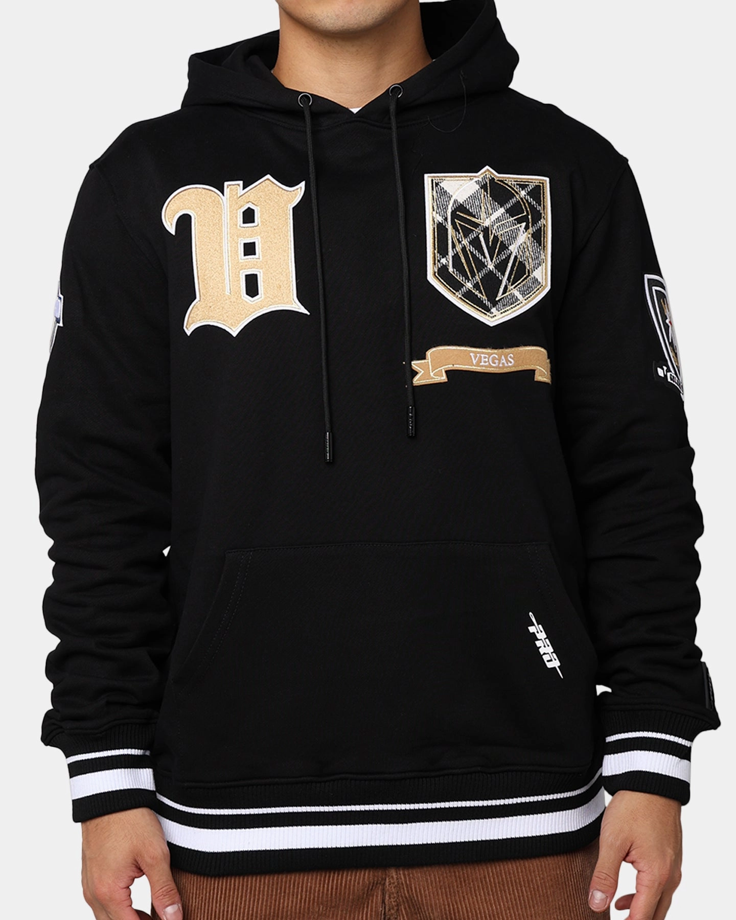 Pro Standard Vegas Golden Knights Pro Prep Hoodie White/Black Mascara Eco-friendly