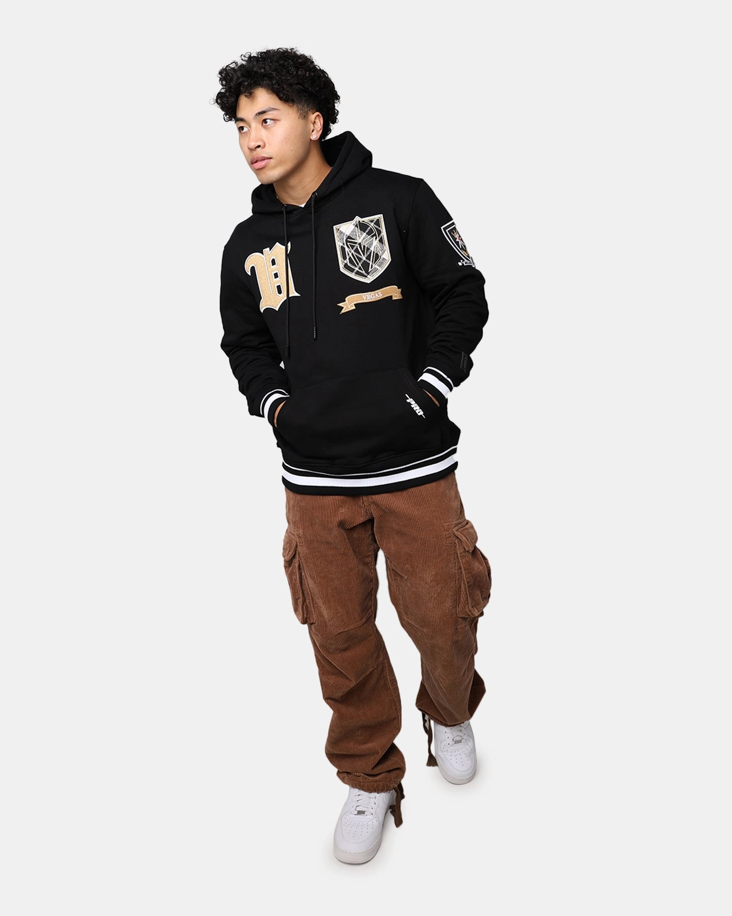 Unveil Pro Standard Vegas Golden Knights Pro Prep Hoodie White/Black