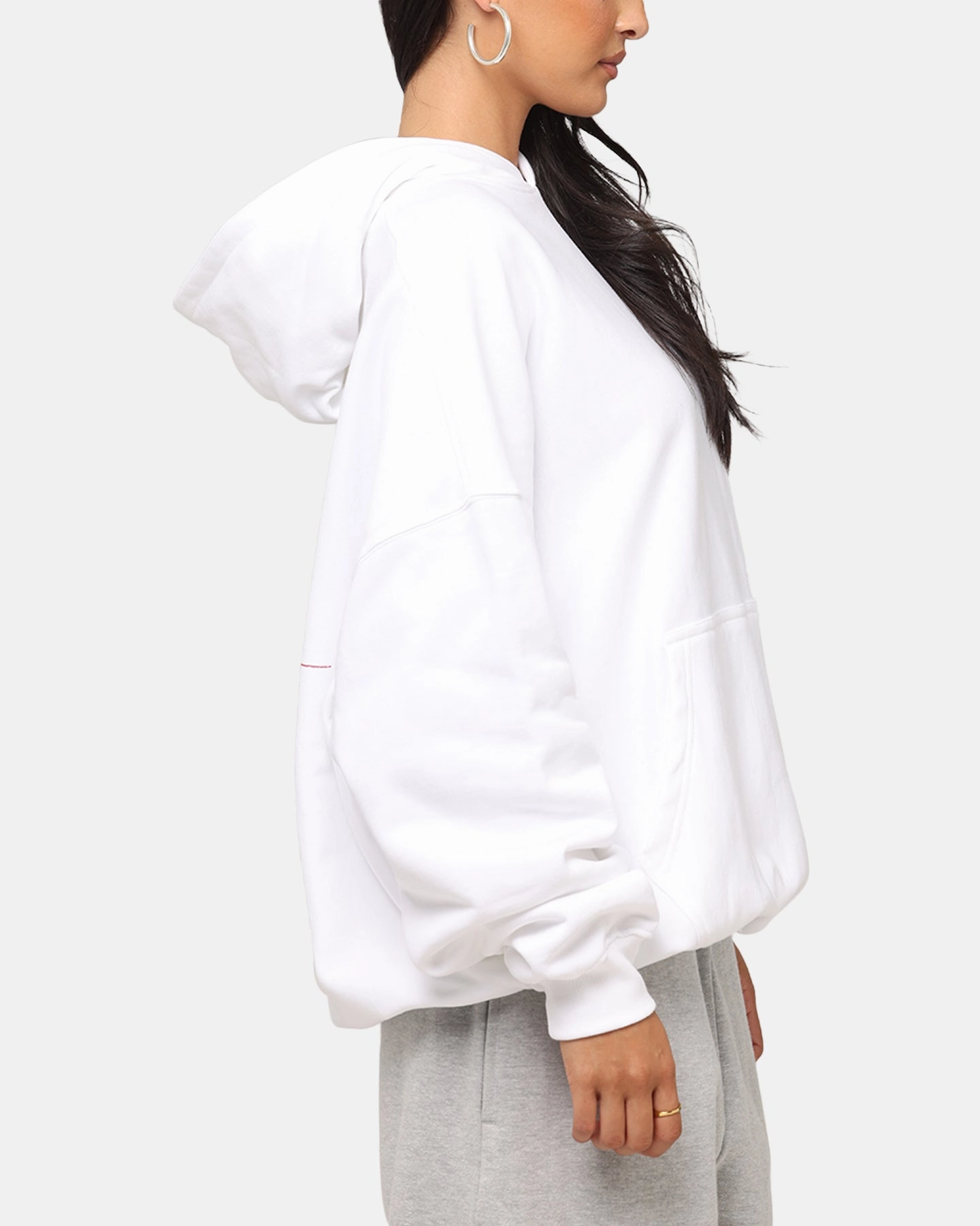Wind Resistant Design Saint Morta St Valentines Boxy Hoodie White