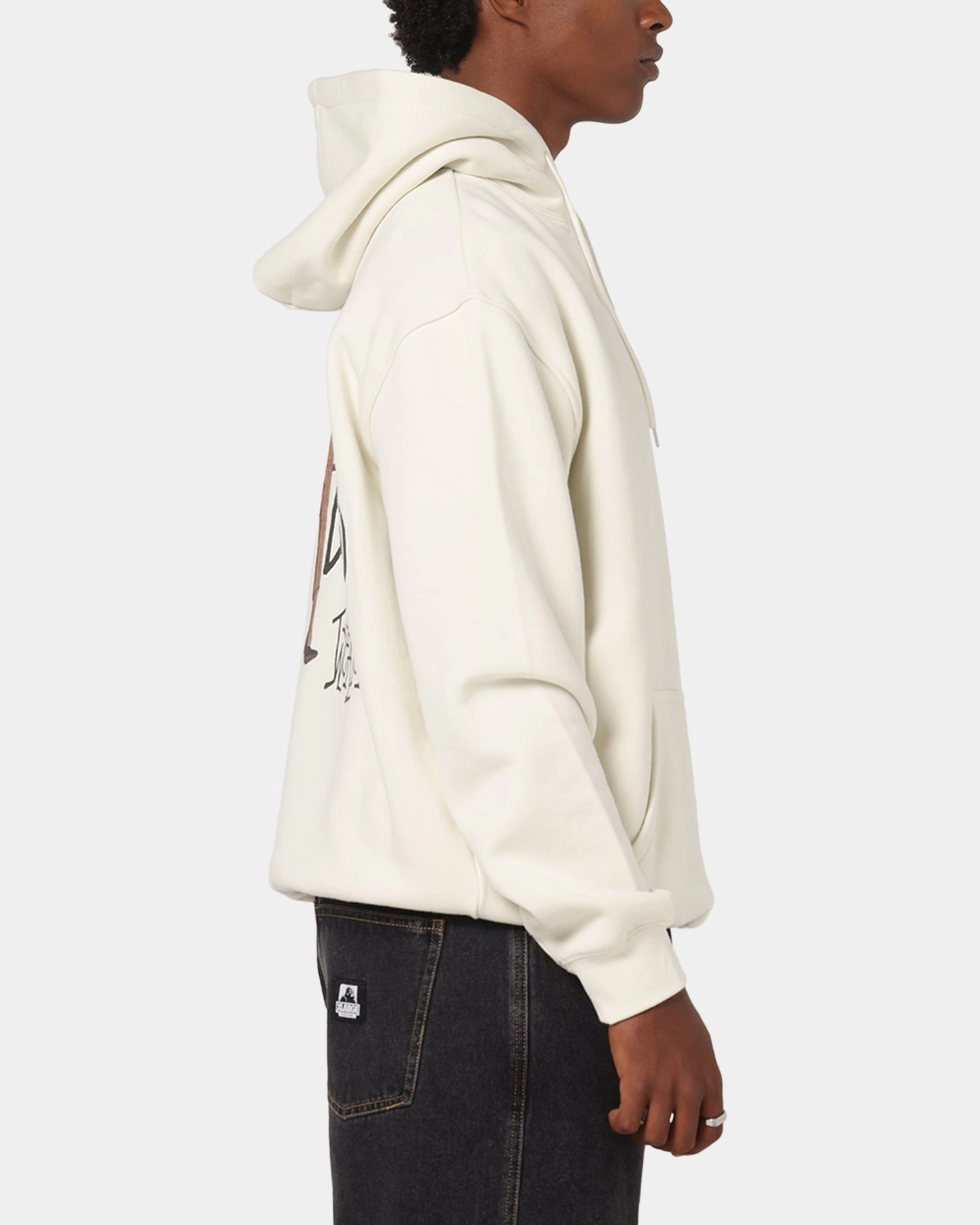 Trendy Style Minimal Style S Double Choose Your Weapon Hoodie Washed White