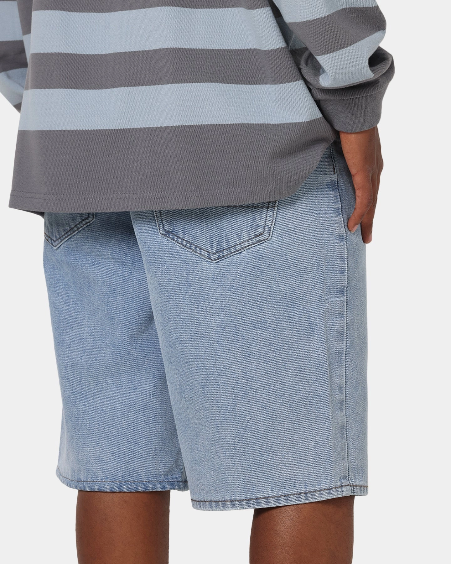 S Double Denim Standard Shorts Super Light housewarming gift