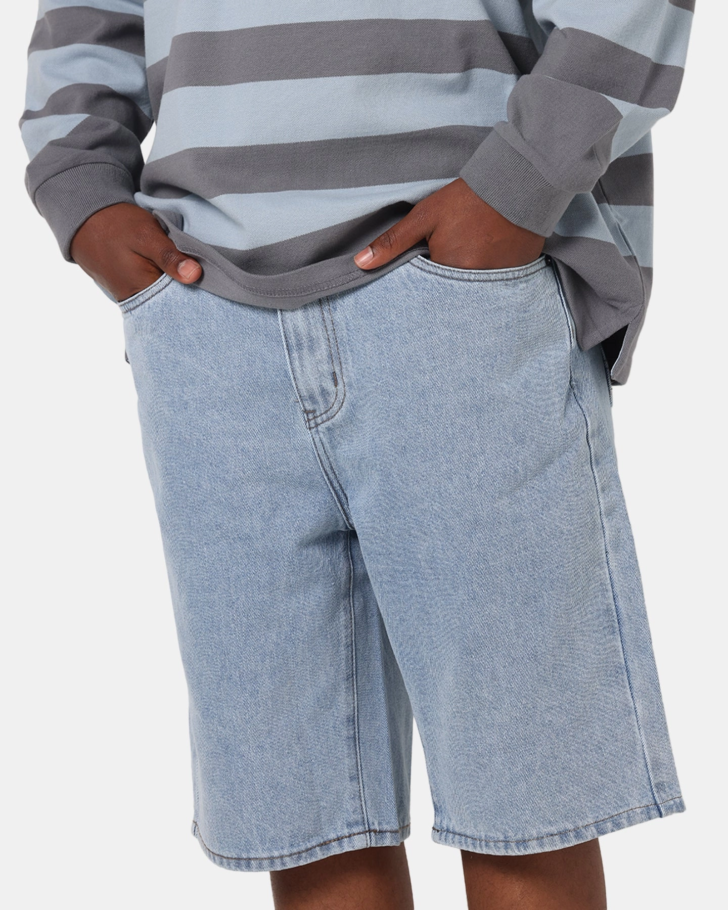 Versatile Shorts Zero Chafe Construction S Double Denim Standard Shorts Super Light