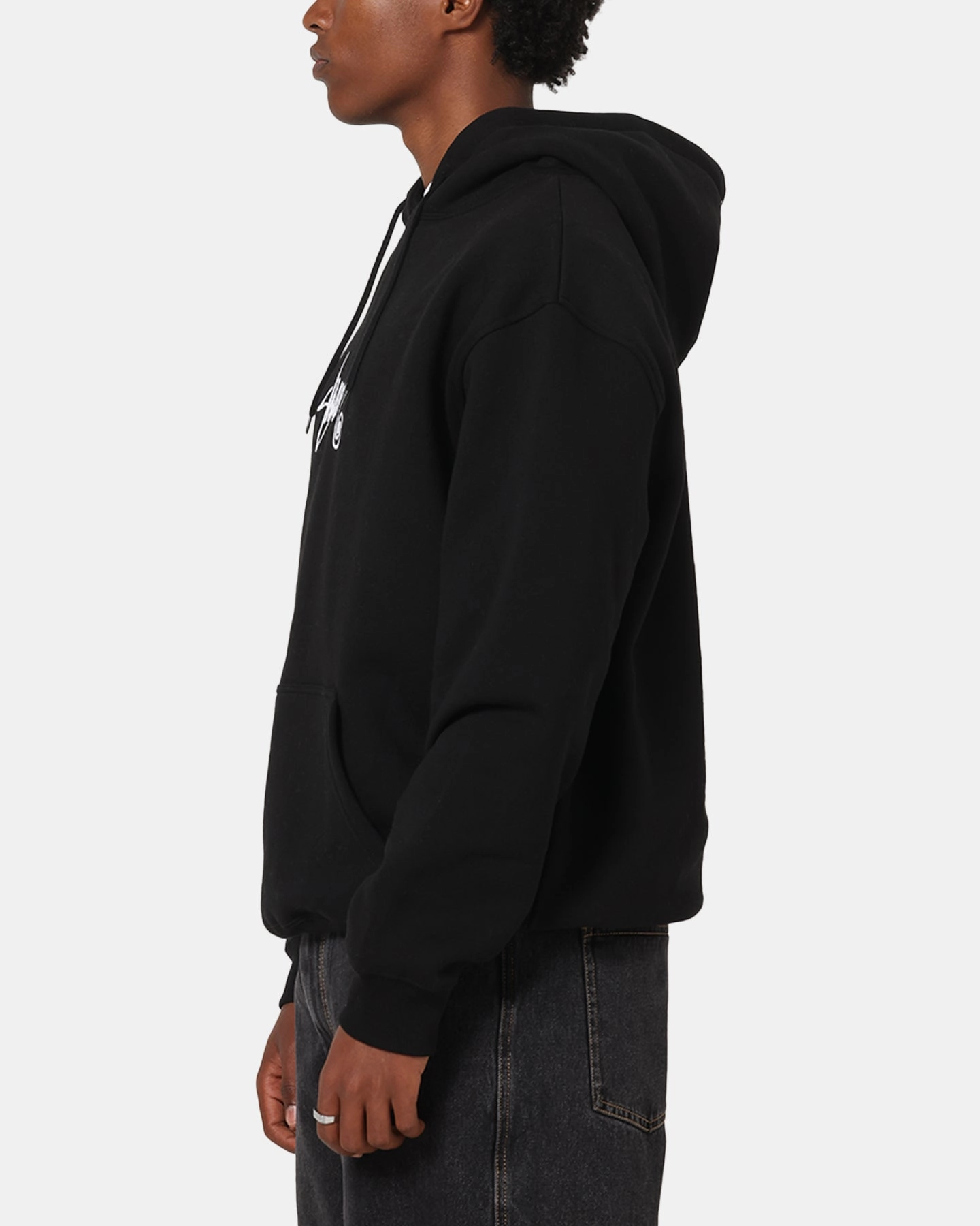 Layering Piece Thermal Reflective Lining S Double Small Stock Hoodie Black