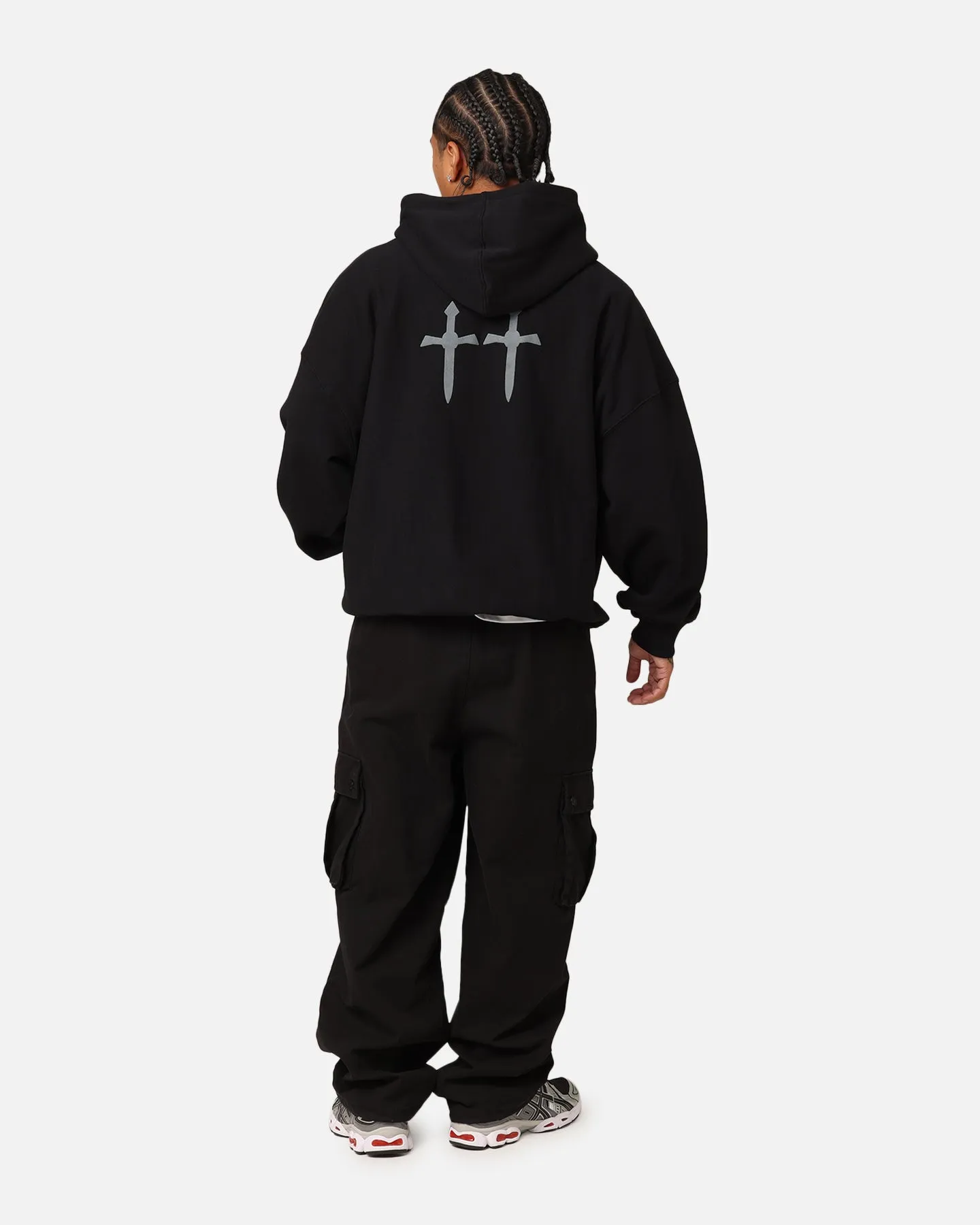Saint Morta Ages Premium Hoodie Black Era hip length