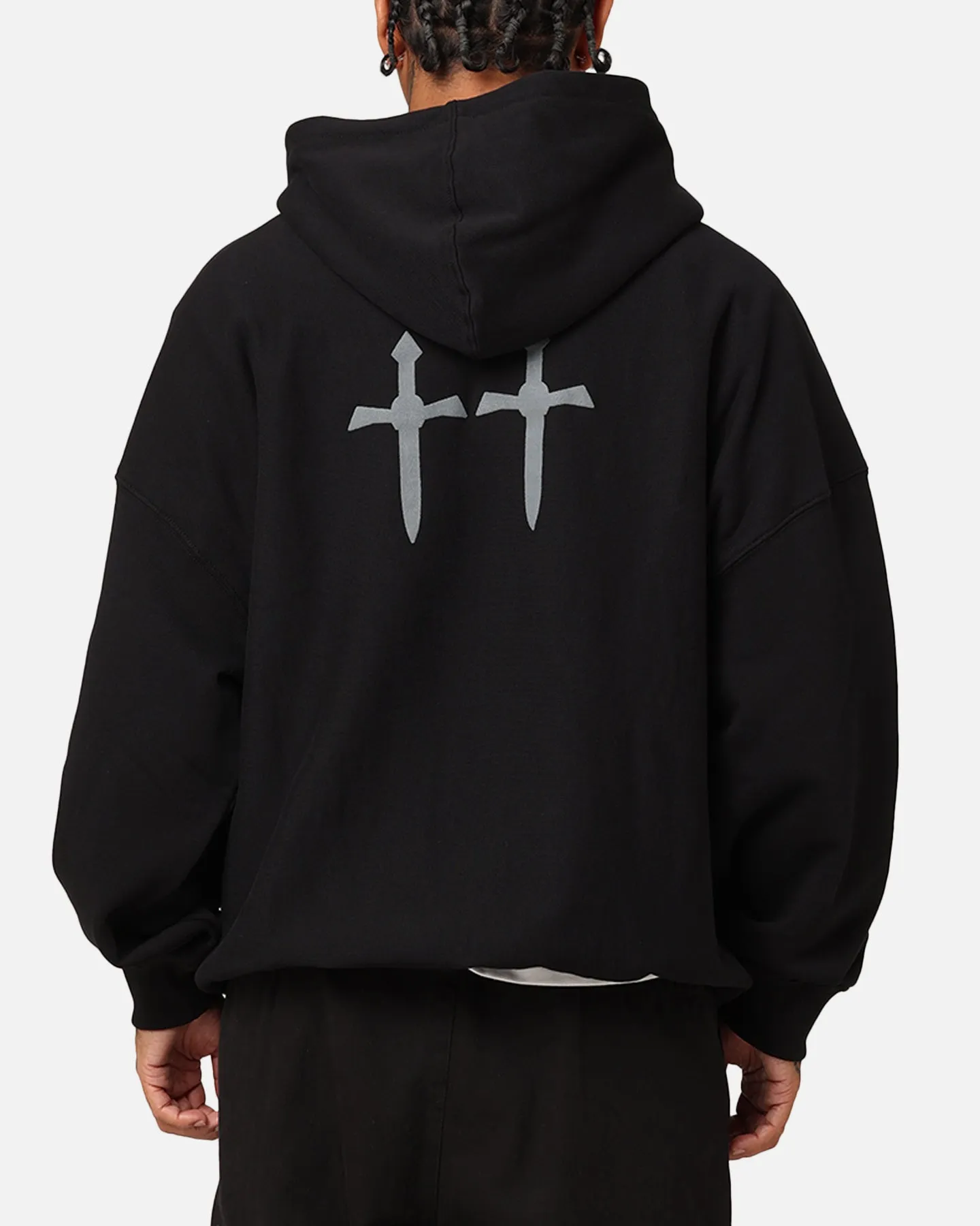 Grow Waterproof Outer Layer Saint Morta Ages Premium Hoodie Black