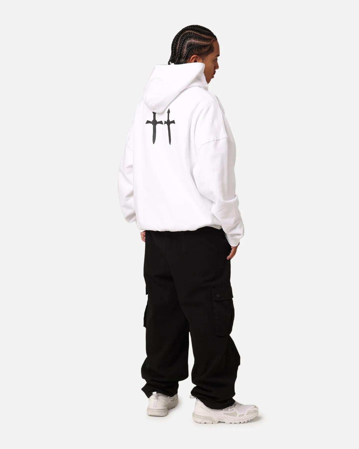 Recycled Material Saint Morta Ages Premium Hoodie White